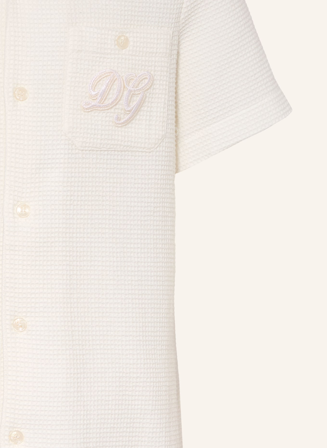 DOLCE & GABBANA Koszula wypoczynkowa: BIAŁY