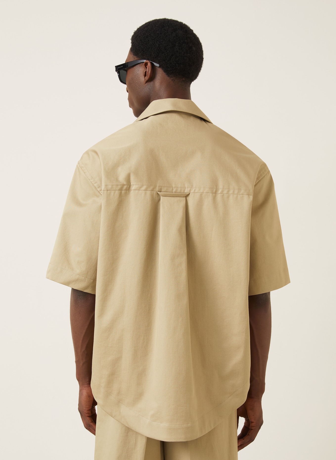 AMI PARIS Resorthemd Loose Fit: BEIGE