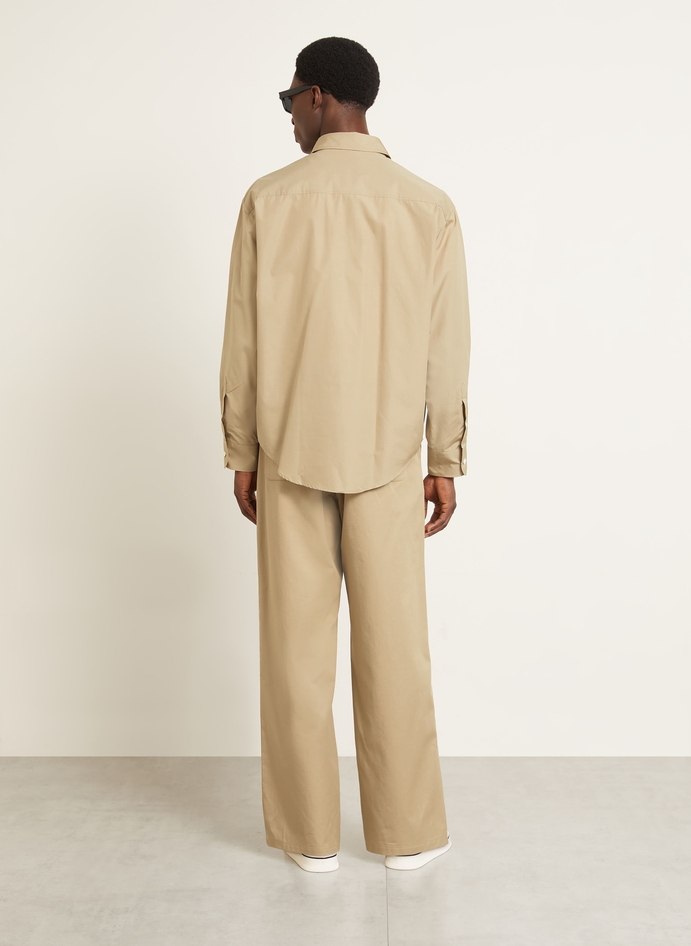 AMI PARIS Comfort Fit Shirt: BEIGE