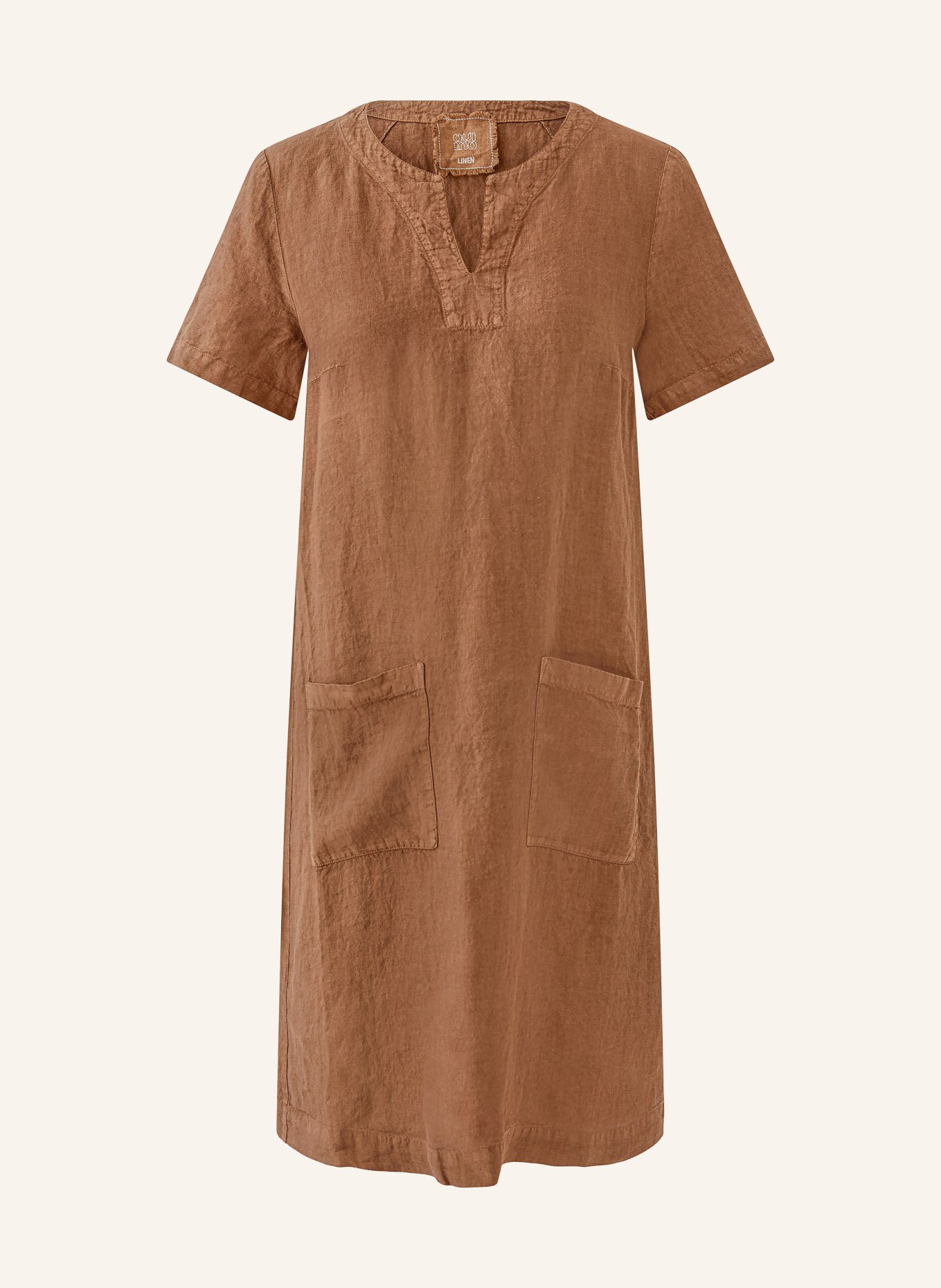 oui Leinenkleid: BRAUN