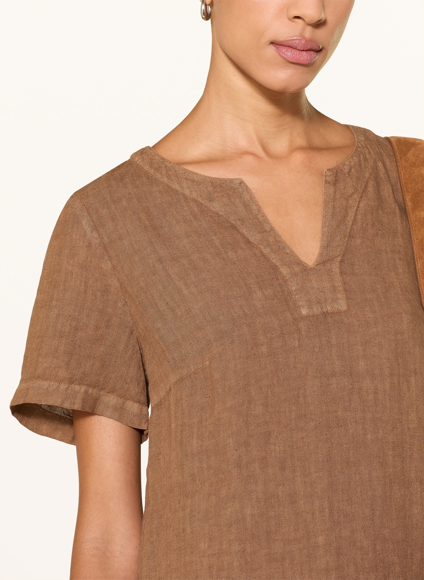 oui Leinenkleid: BRAUN