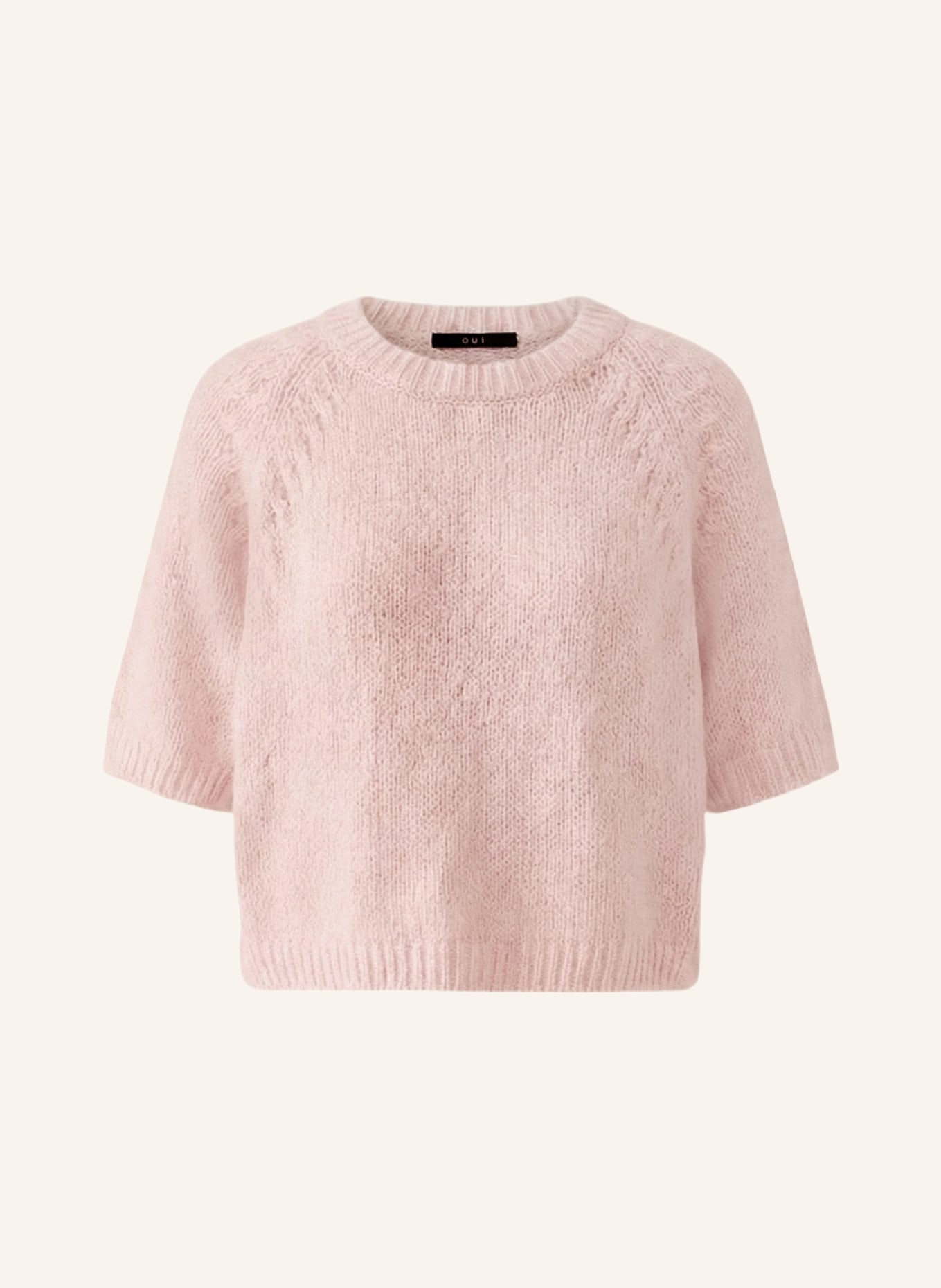 oui Pullover mit 3/4-Arm: ROSÉ