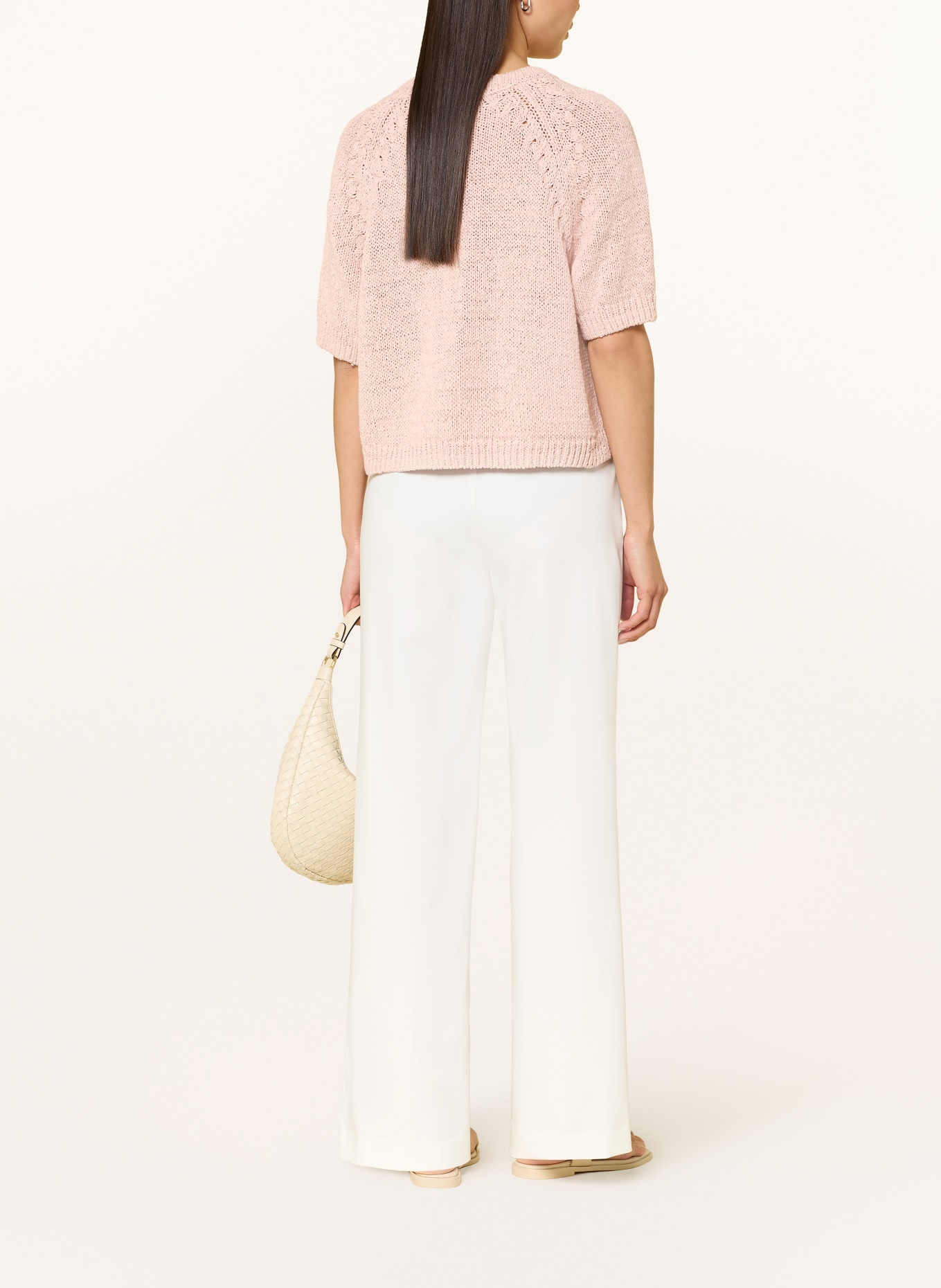 oui Pullover mit 3/4-Arm: ROSÉ