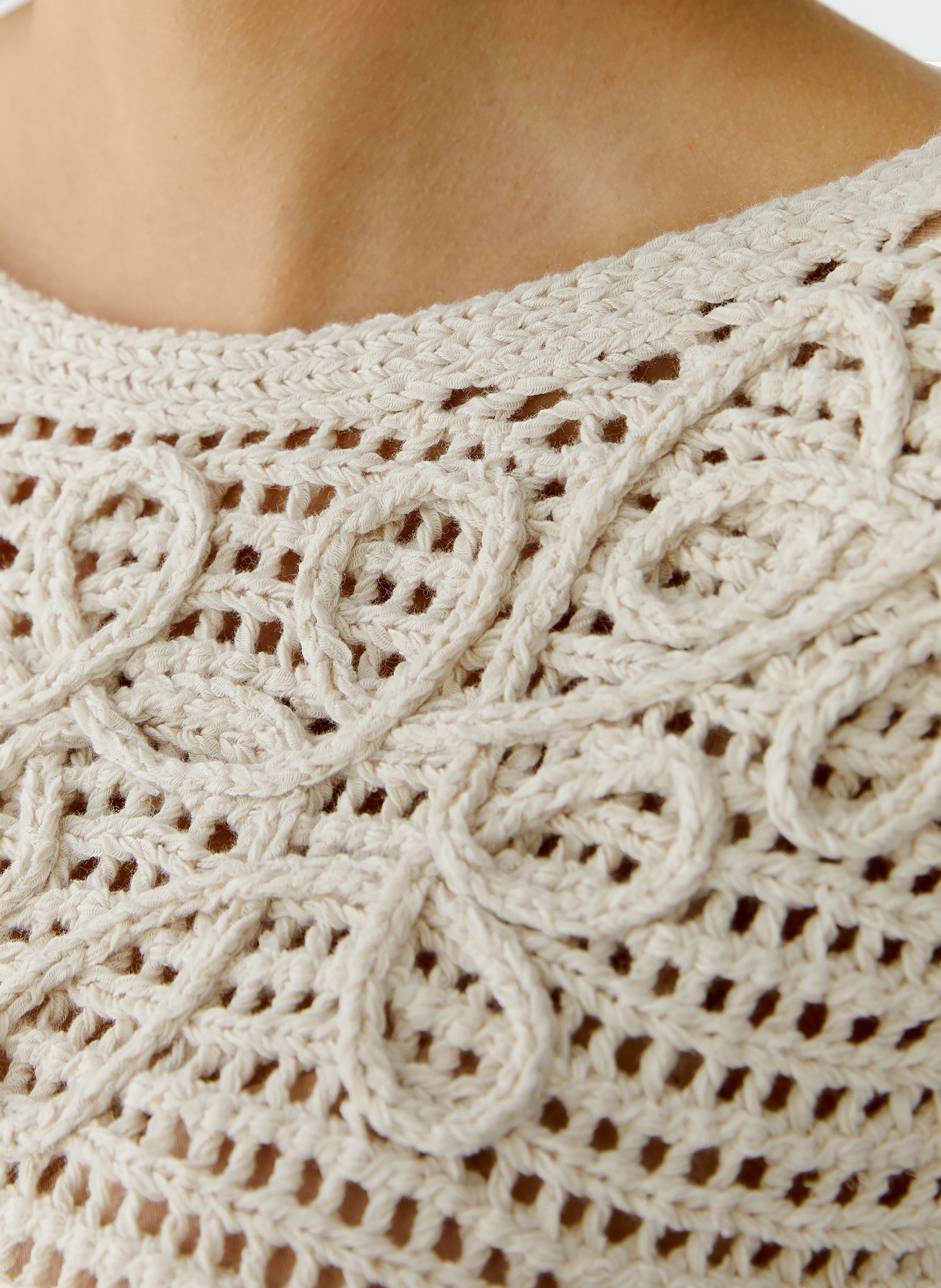 oui Pull en maille: MARRON CLAIR