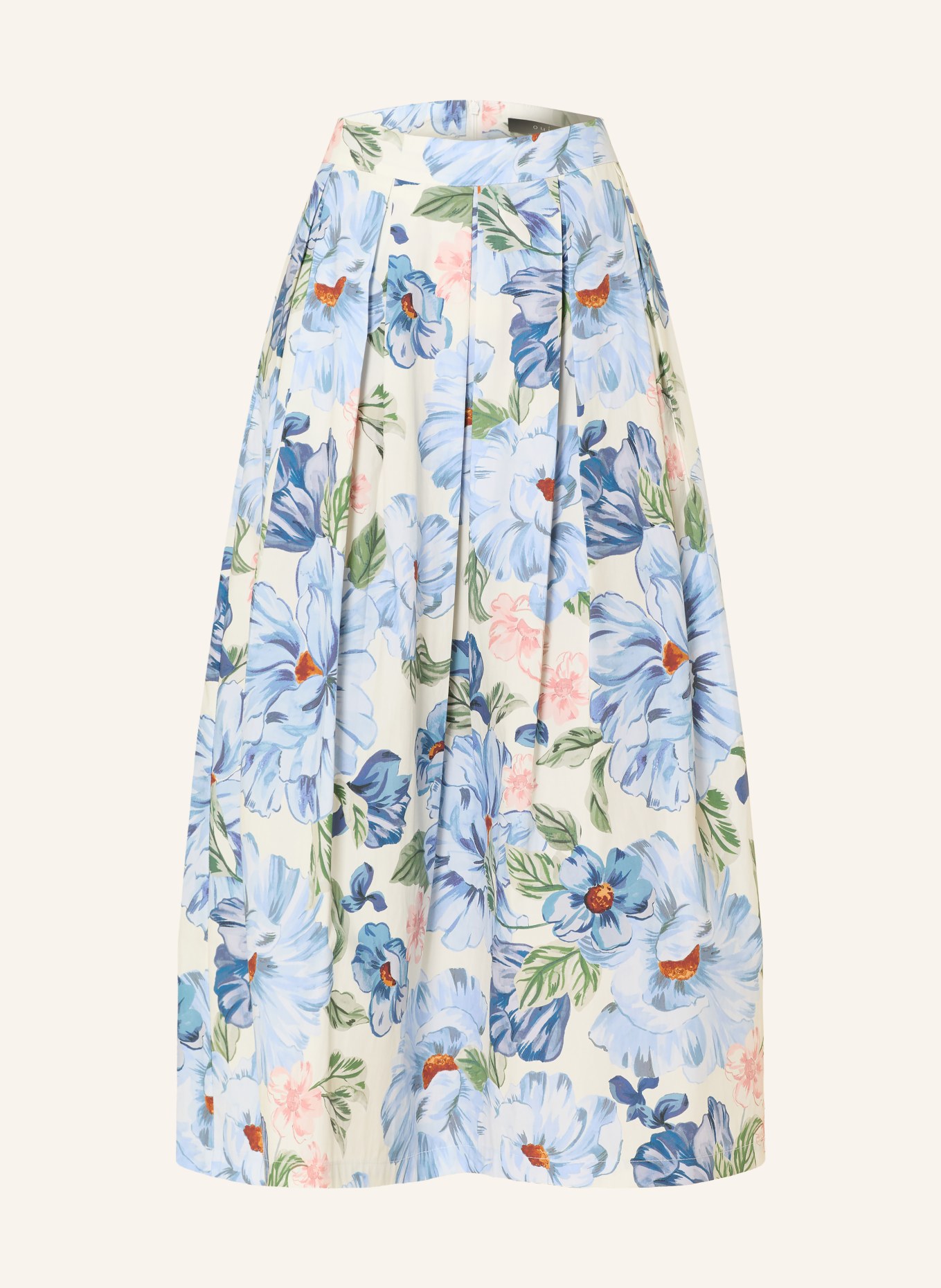 oui Spódnica: JASNONIEBIESKI / ECRU / ZIELONY