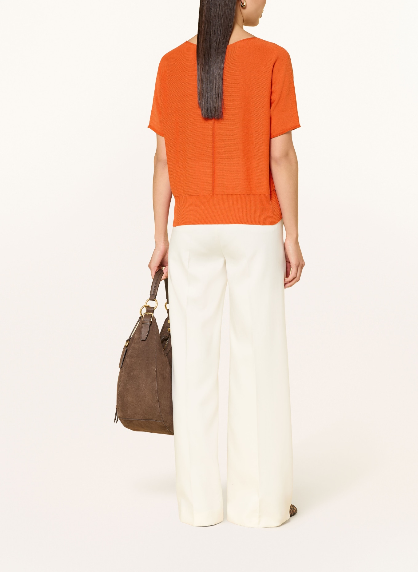 oui Knit shirt: ORANGE