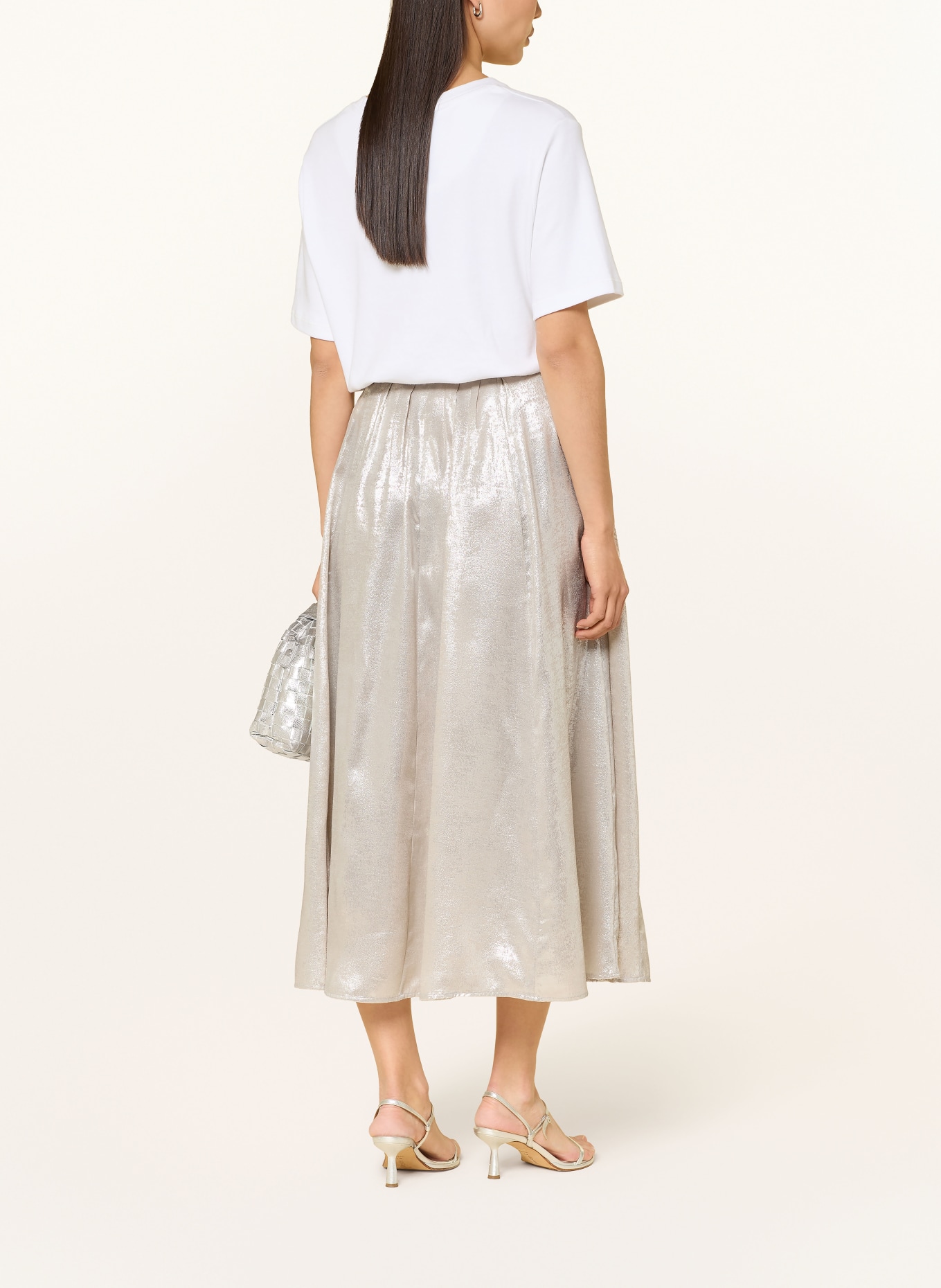 oui Faltenrock: SILBER