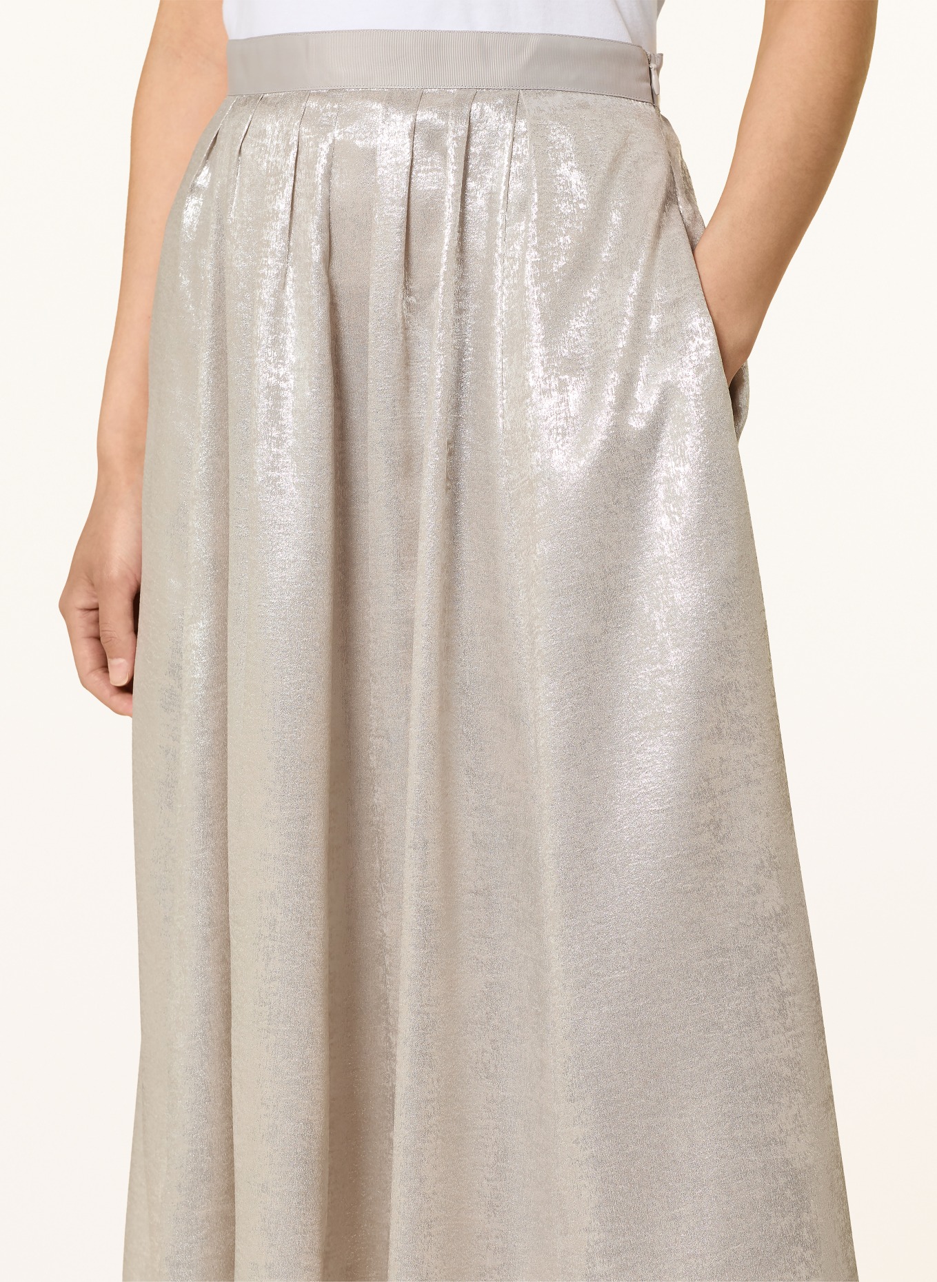 oui Faltenrock: SILBER