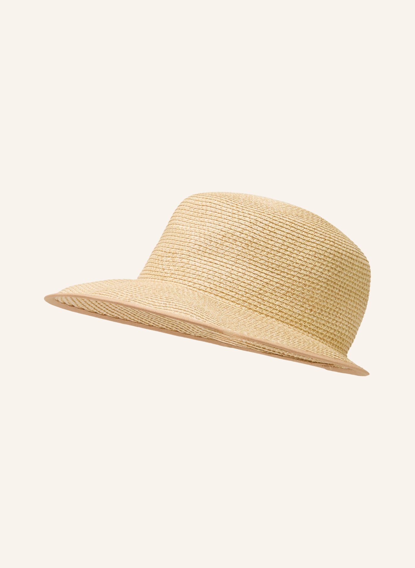 SEEBERGER chapeau de paille: MARRON CLAIR / COGNAC