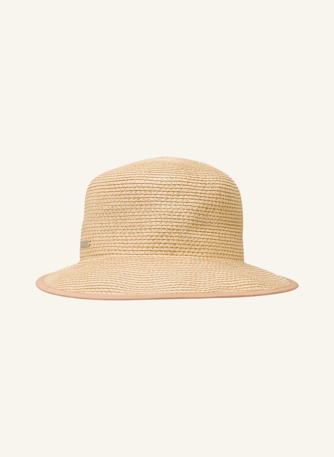 SEEBERGER chapeau de paille: MARRON CLAIR / COGNAC