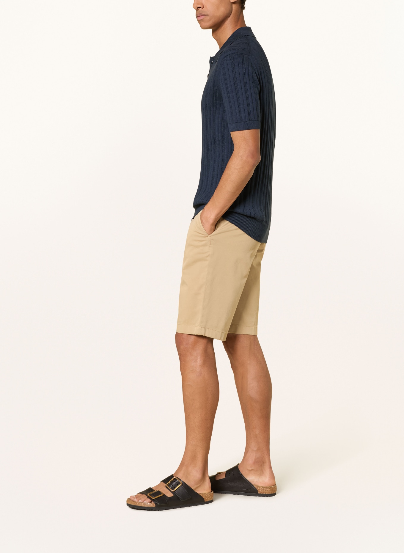 BALDESSARINI Regular-Fit Shorts: BEIGE