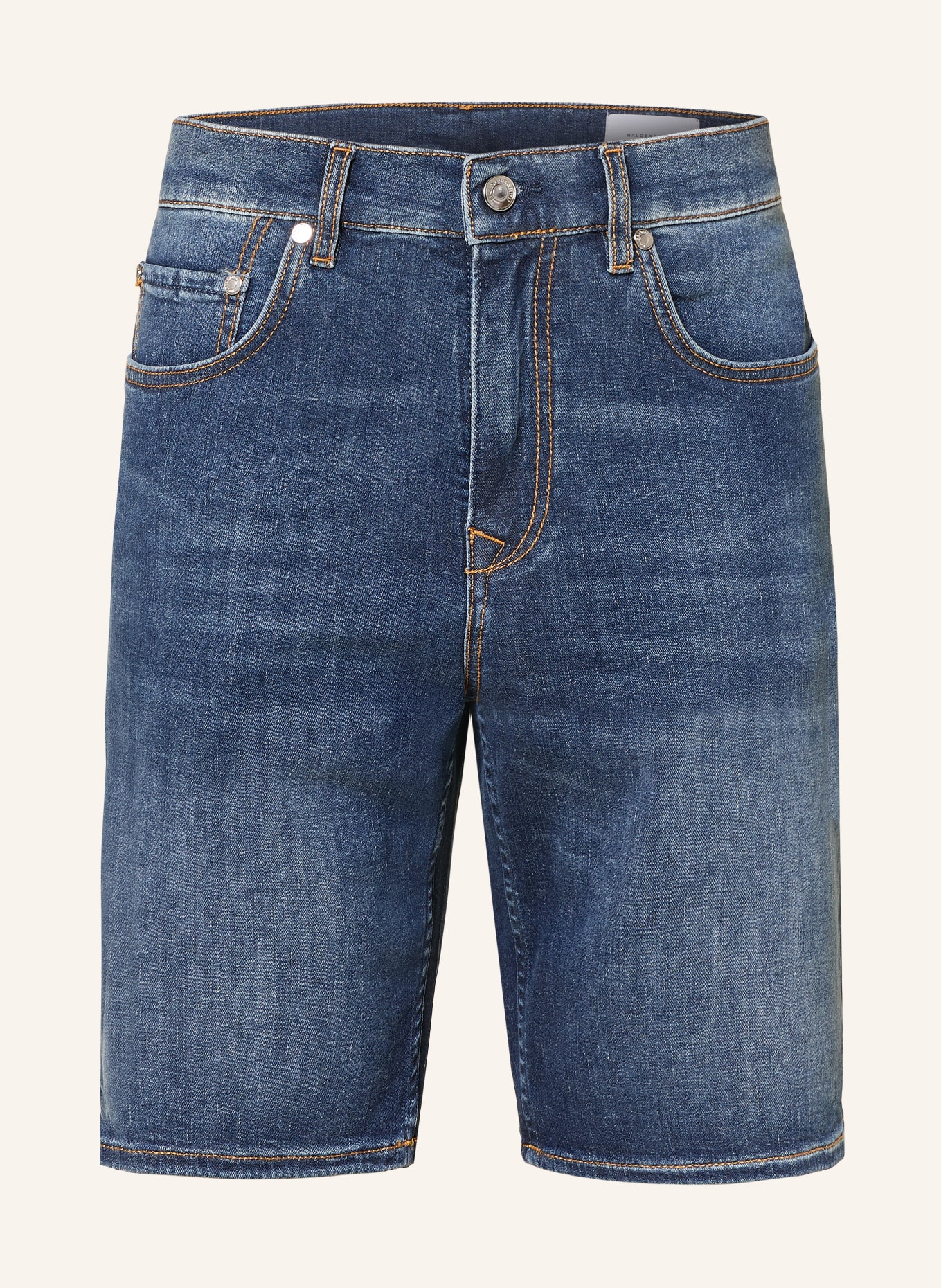 BALDESSARINI Jeansshorts Regular Fit: 6835 ocean blue used whisker