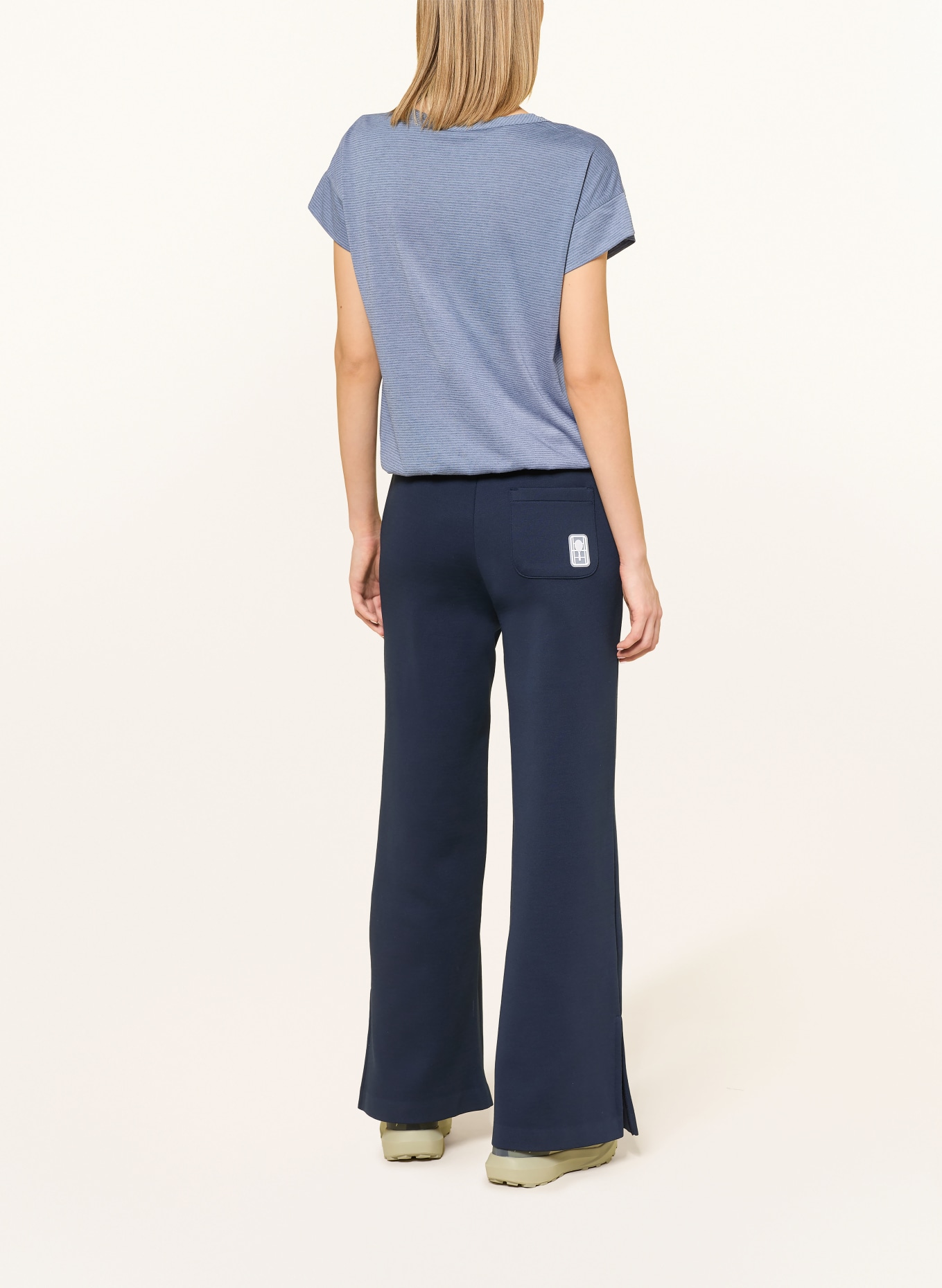 me°ru' T-Shirt RUNDU WB: BLUE / NEON YELLOW