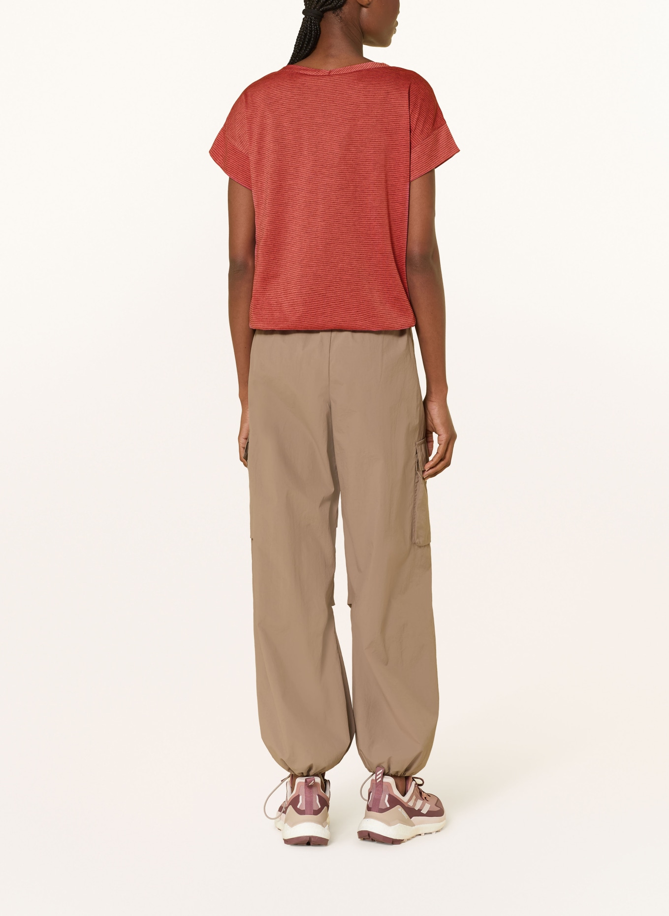 me°ru' T-Shirt RUNDU WB: RED / LIGHT RED