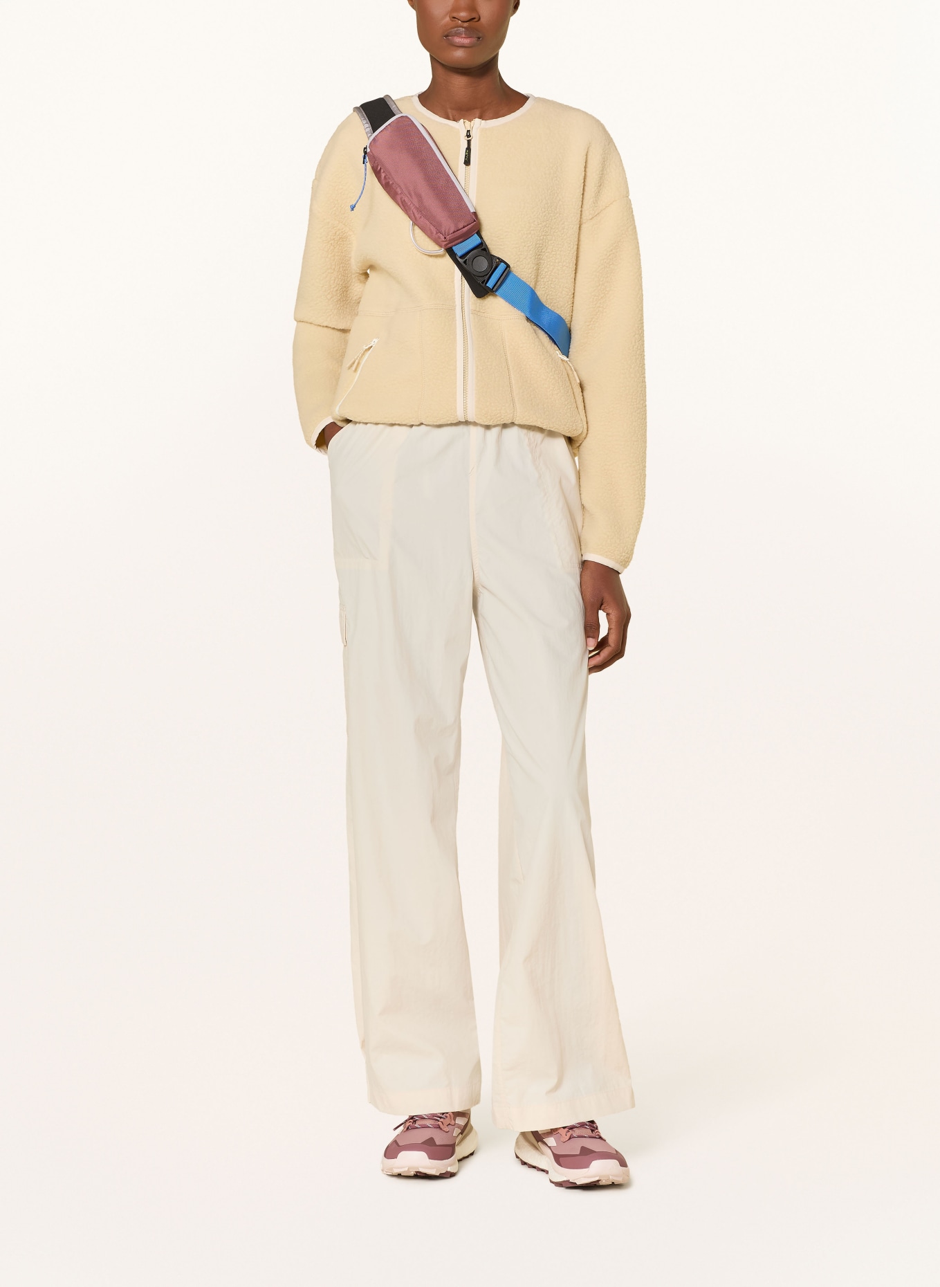 me°ru' Strick-Fleecejacke BOBIGNY: BEIGE