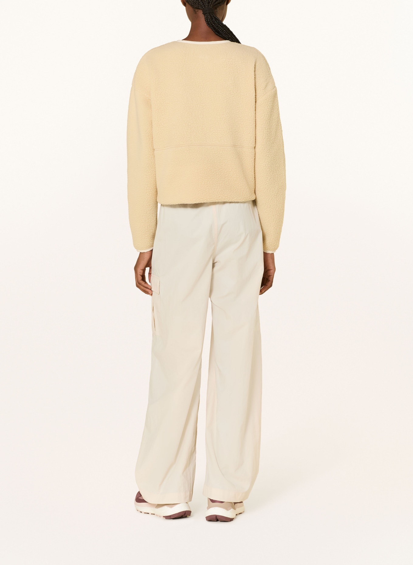 me°ru' Strick-Fleecejacke BOBIGNY: BEIGE