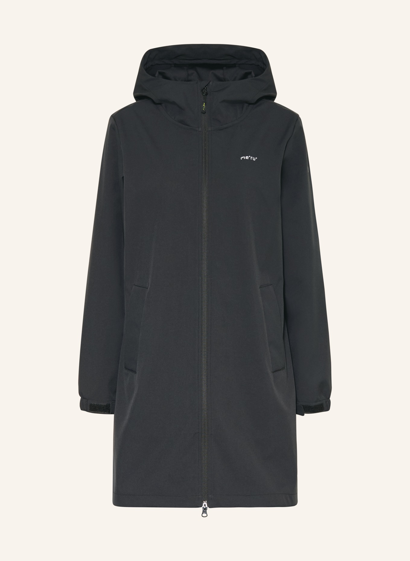 me°ru' Parka NANCY: ZWART