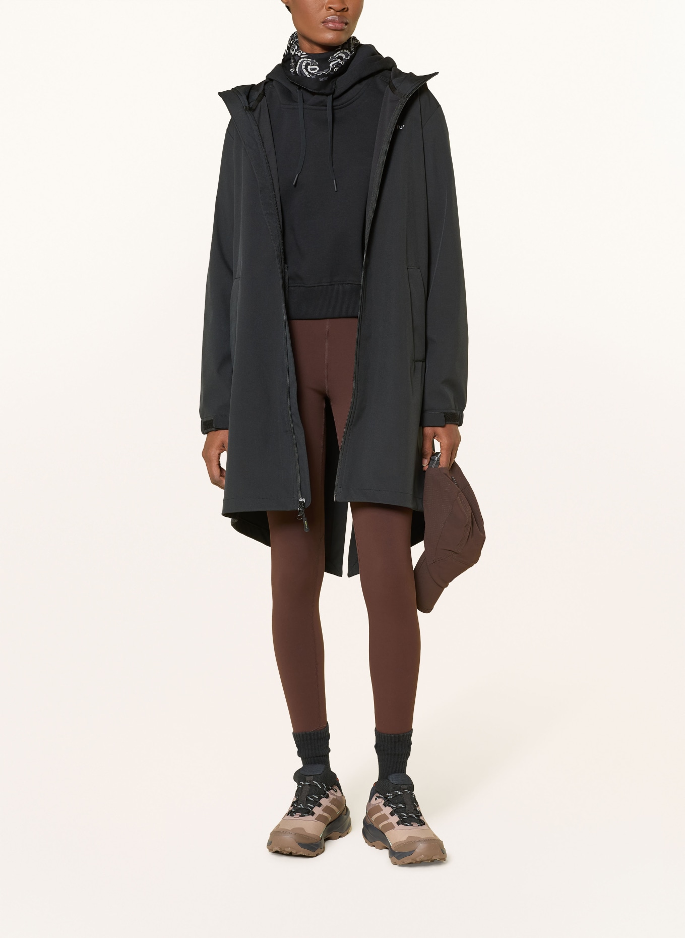 me°ru' Parka NANCY: ZWART