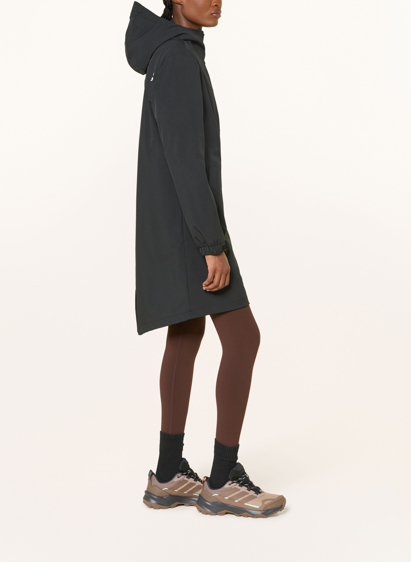 me°ru' Parka NANCY: ZWART