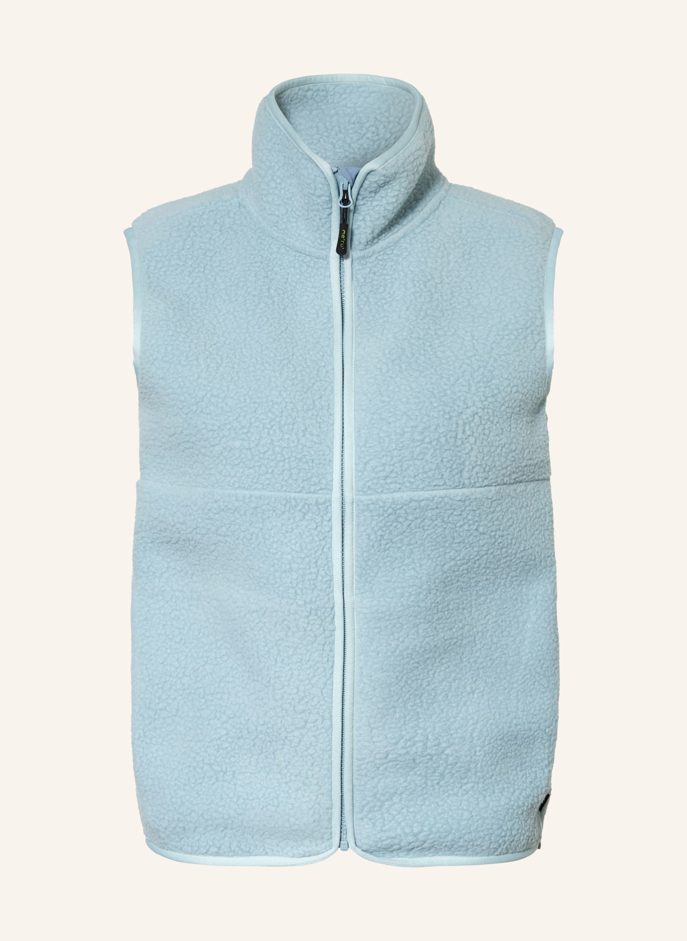 me°ru' Fleeceweste BOBIGNY: HELLBLAU