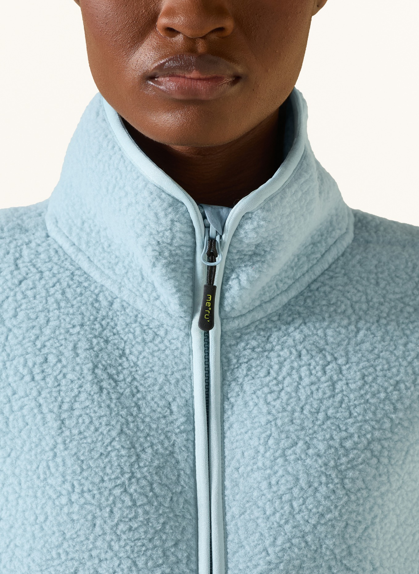 me°ru' Fleeceweste BOBIGNY: HELLBLAU