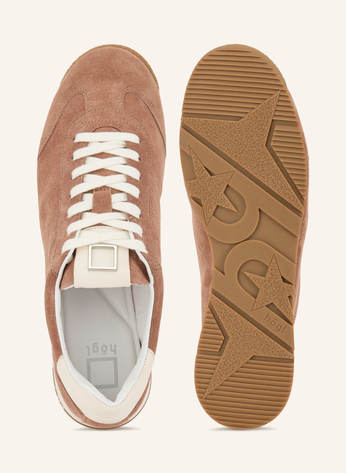 Högl trampki: BRĄZOWY / BIAŁY