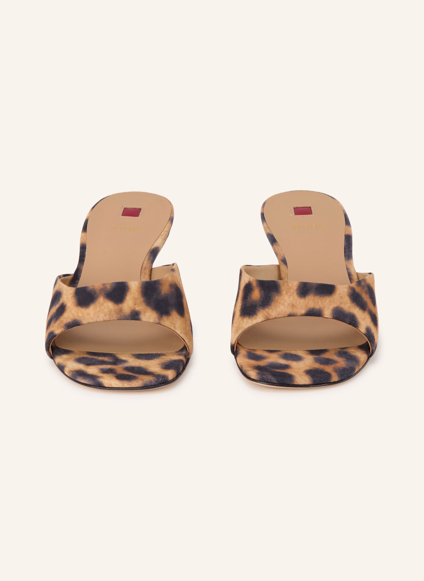 Högl Mules: BEIGE / LIGHT BROWN / BLACK