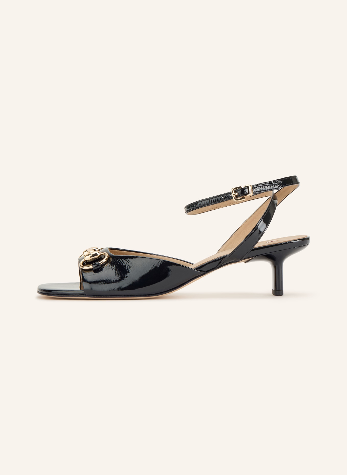 Högl Sandaletten: SCHWARZ / GOLD