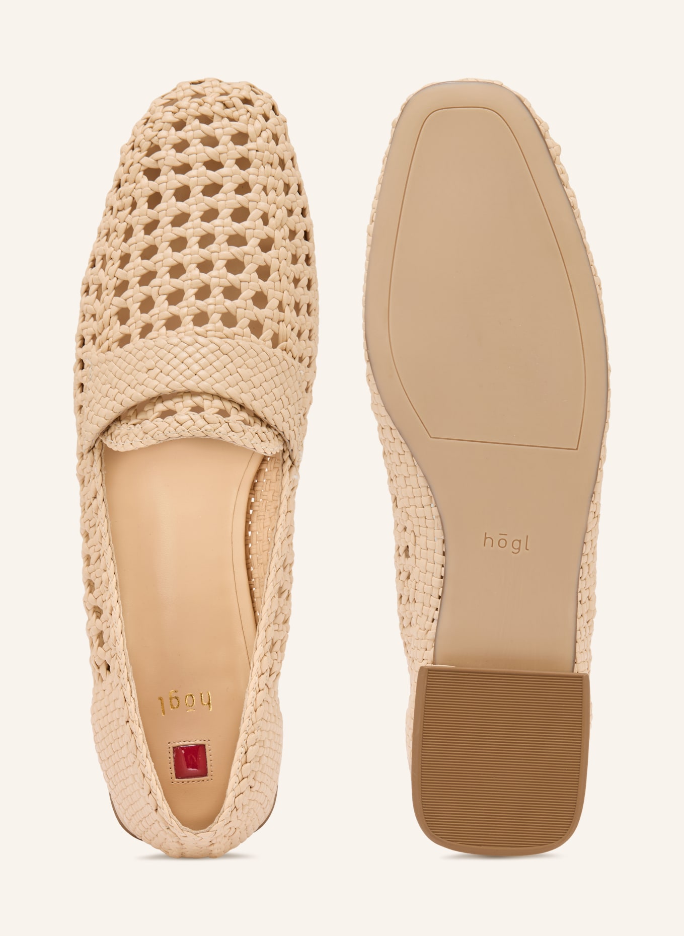 Högl loafer: BEIGE