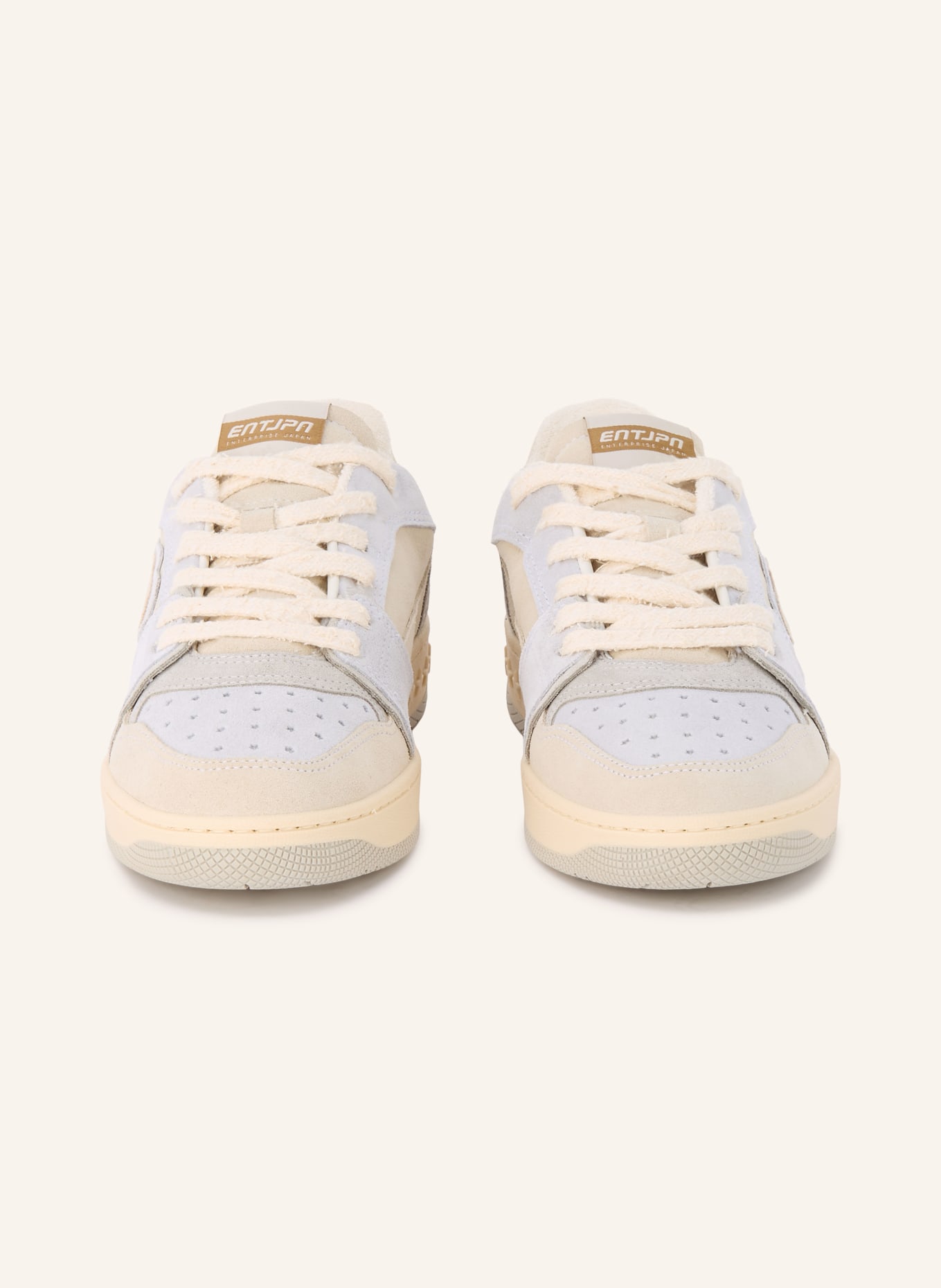 ENTERPRISE JAPAN Buty sportowe EGG ROCKET: JASNOCZARY / BIAŁY