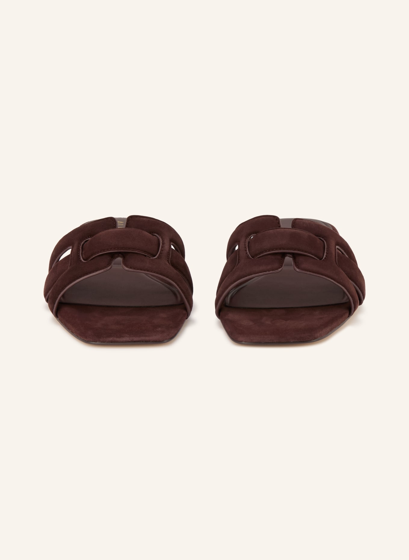 ALDO Klapki ELENARIA: CIEMNOBRĄZOWY