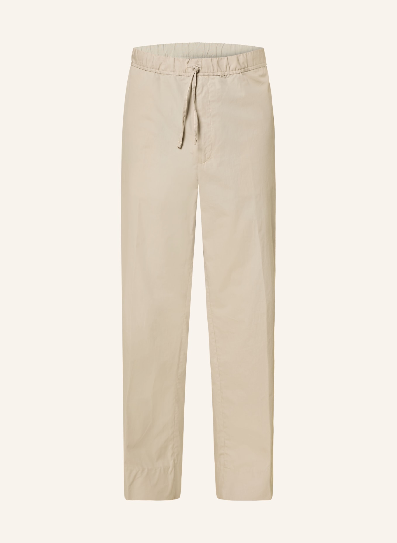 Officine Générale NILSON-broek in joggingstijl, wijde pasvorm: BEIGE