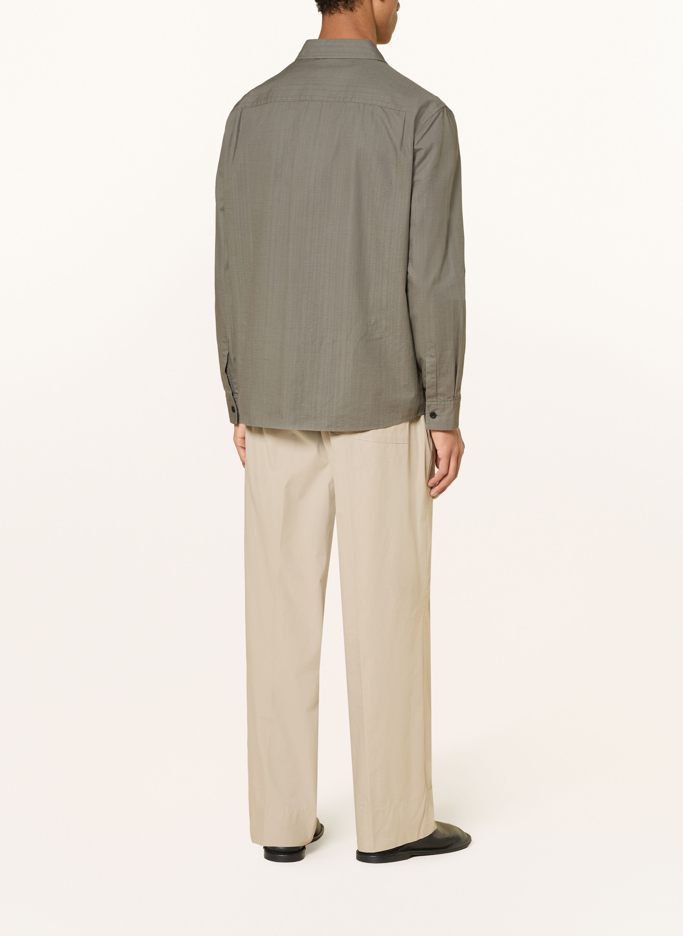 Officine Générale NILSON-broek in joggingstijl, wijde pasvorm: BEIGE