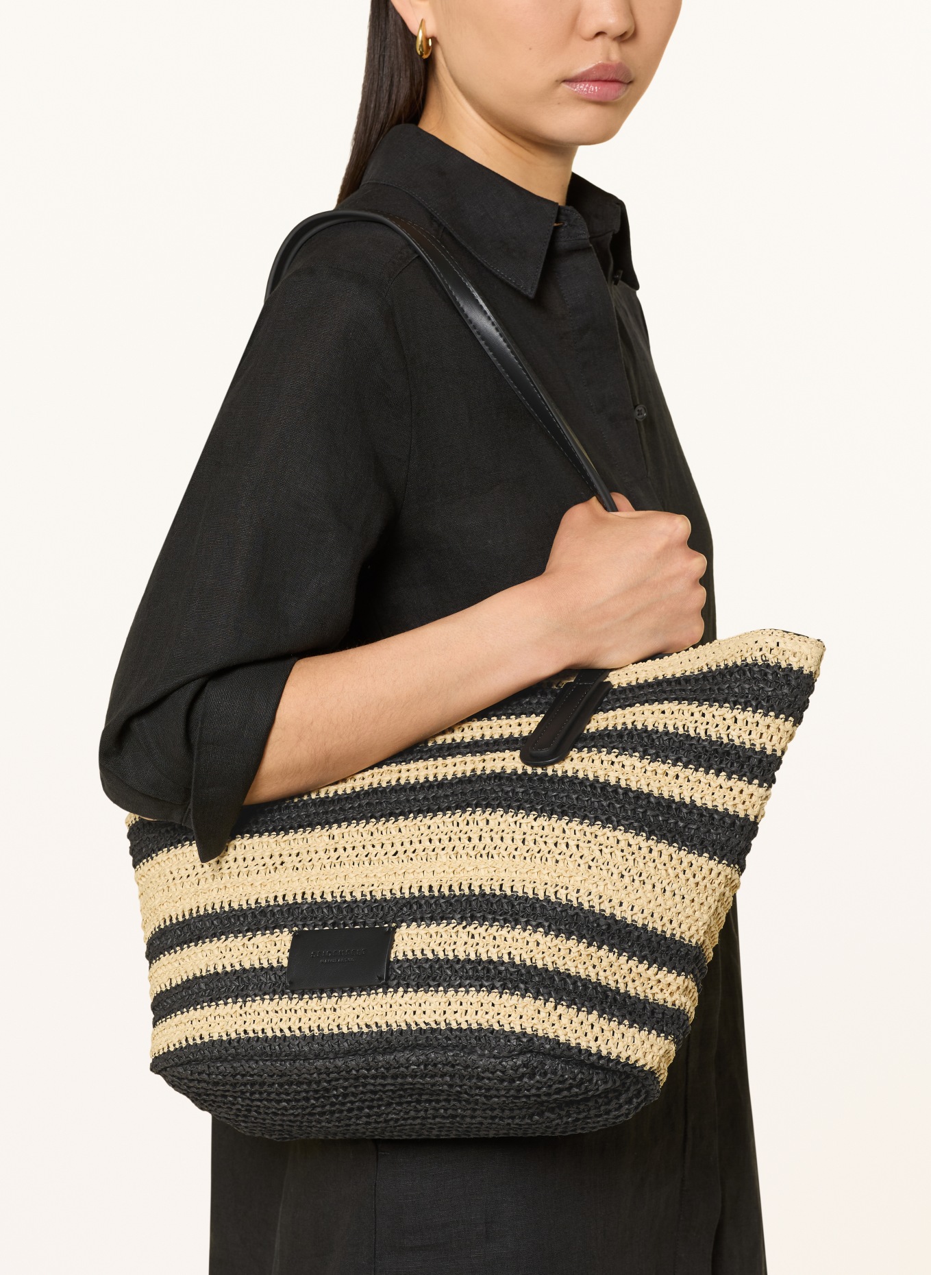 SEIDENFELT Winkel SAVONLINNA: BEIGE / ZWART