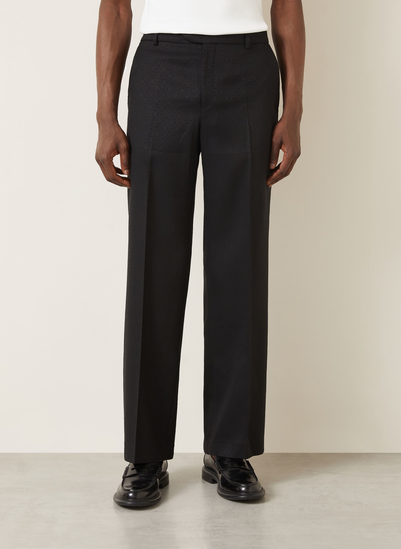 Casablanca Hose Regular Fit: SCHWARZ