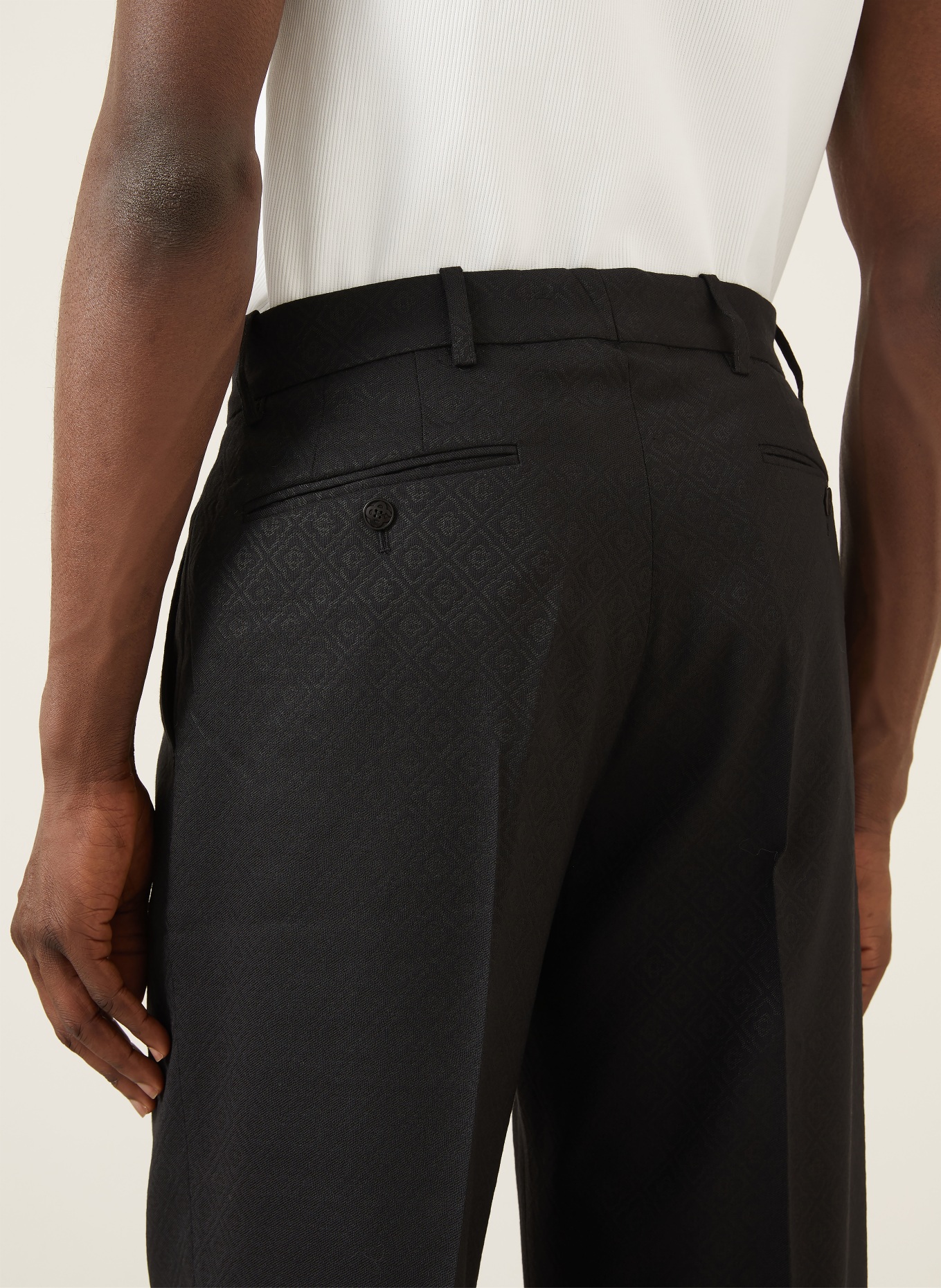 Casablanca Hose Regular Fit: SCHWARZ