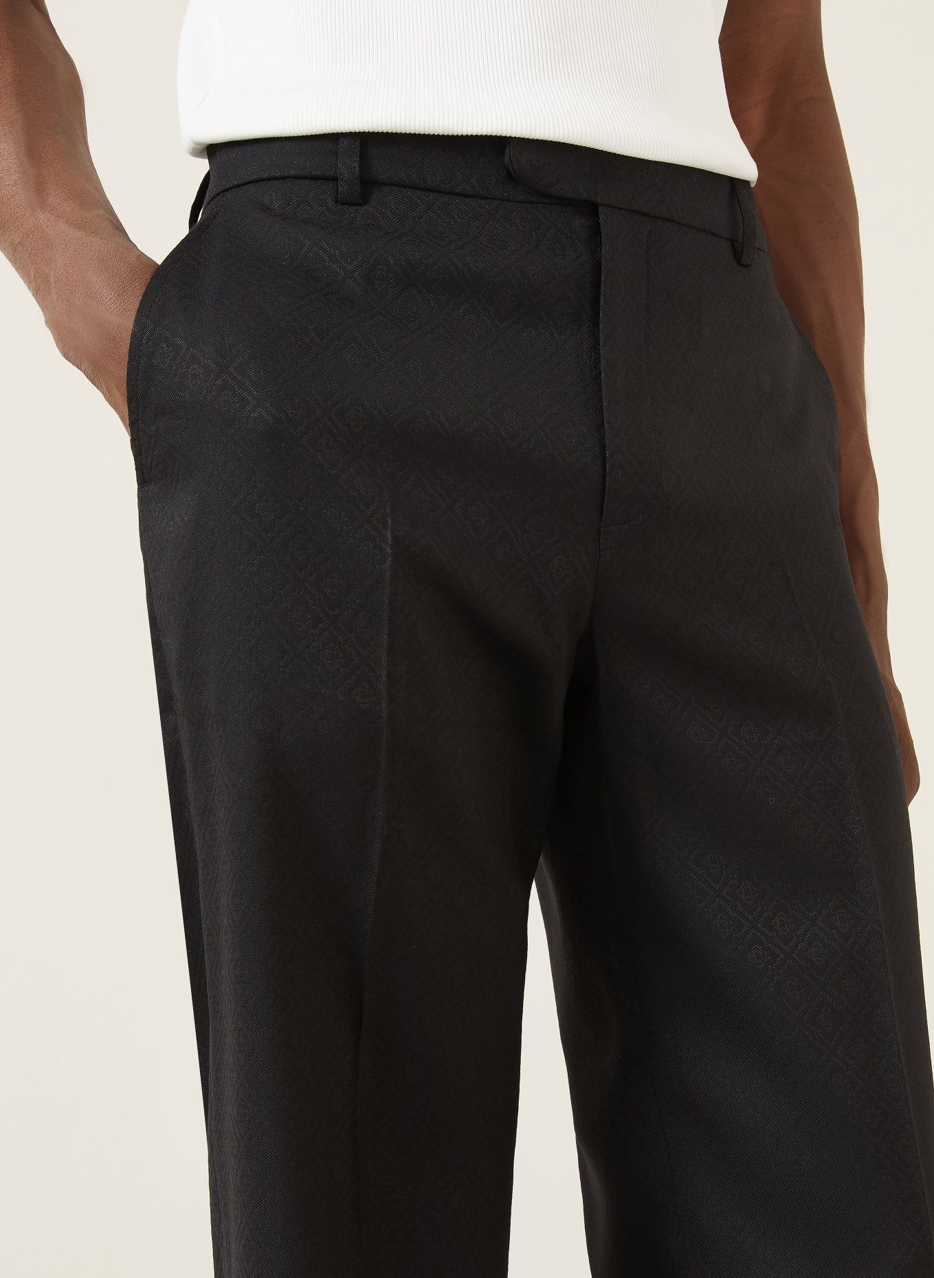 Casablanca Hose Regular Fit: SCHWARZ