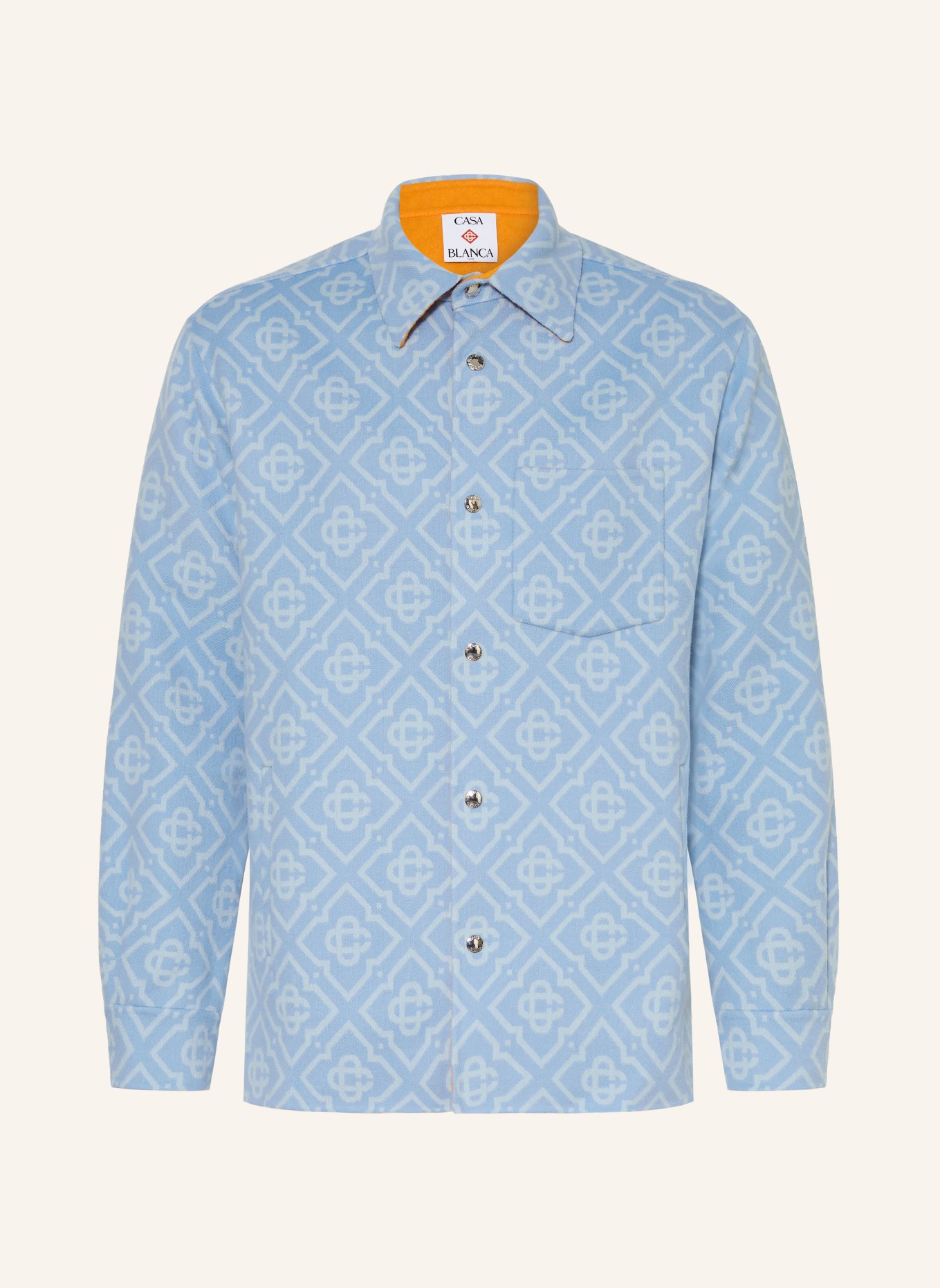 Casablanca Outer jacket: LIGHT BLUE / CREAM