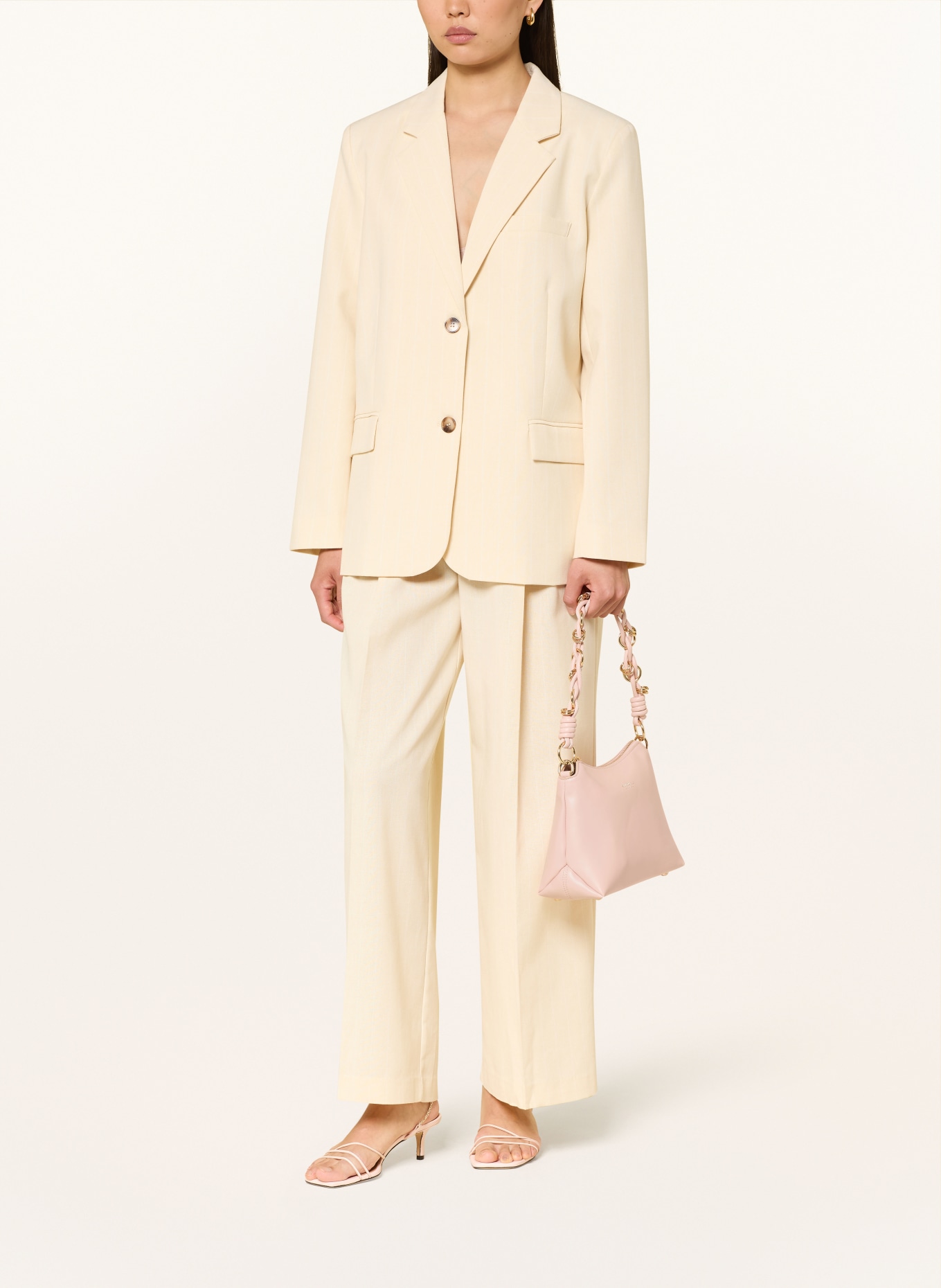 SEIDENFELT Schoudertas SUNDBY: ROZE / GOUD