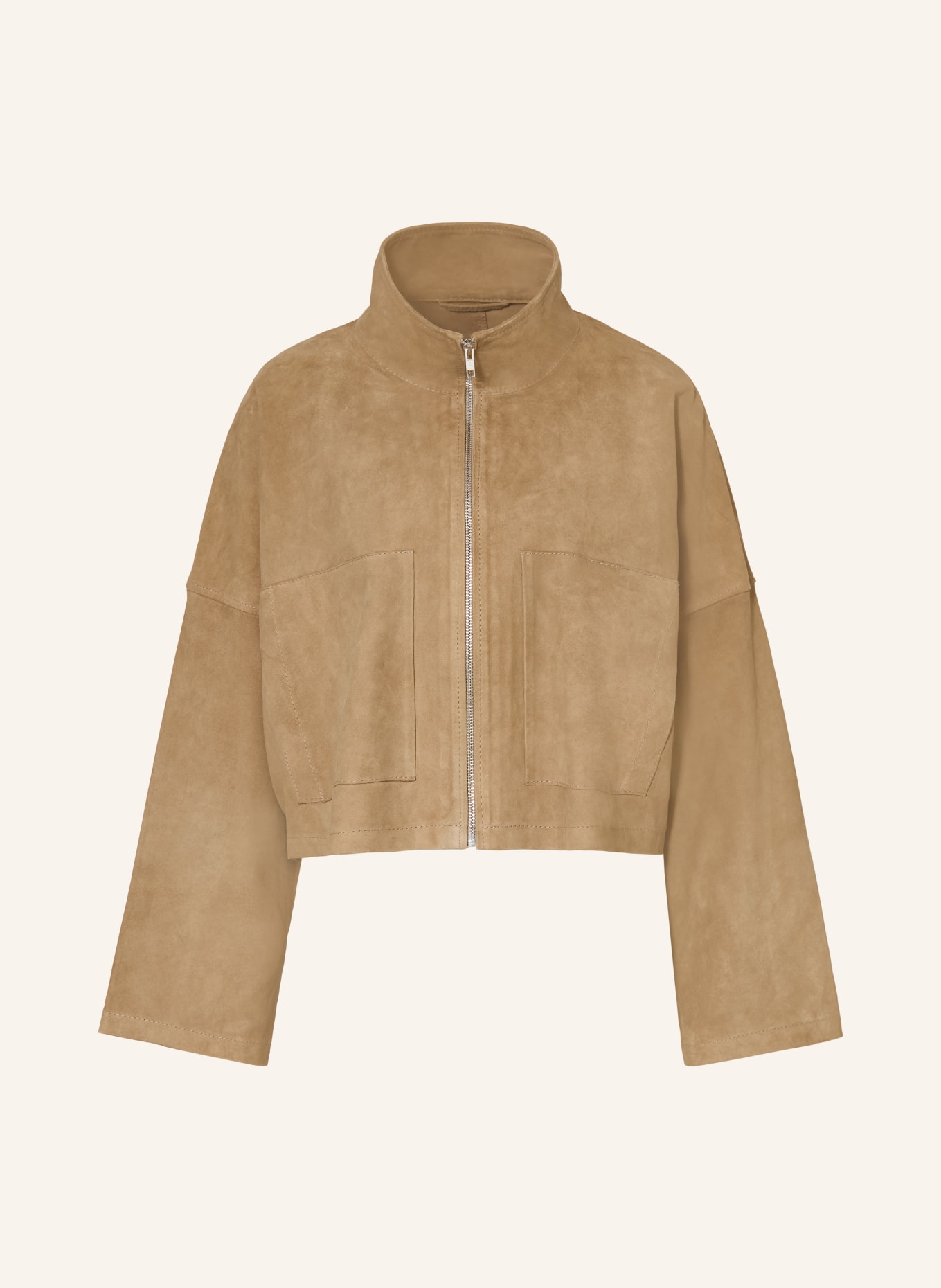 DRYKORN Lederjacke ELSTOW: BEIGE