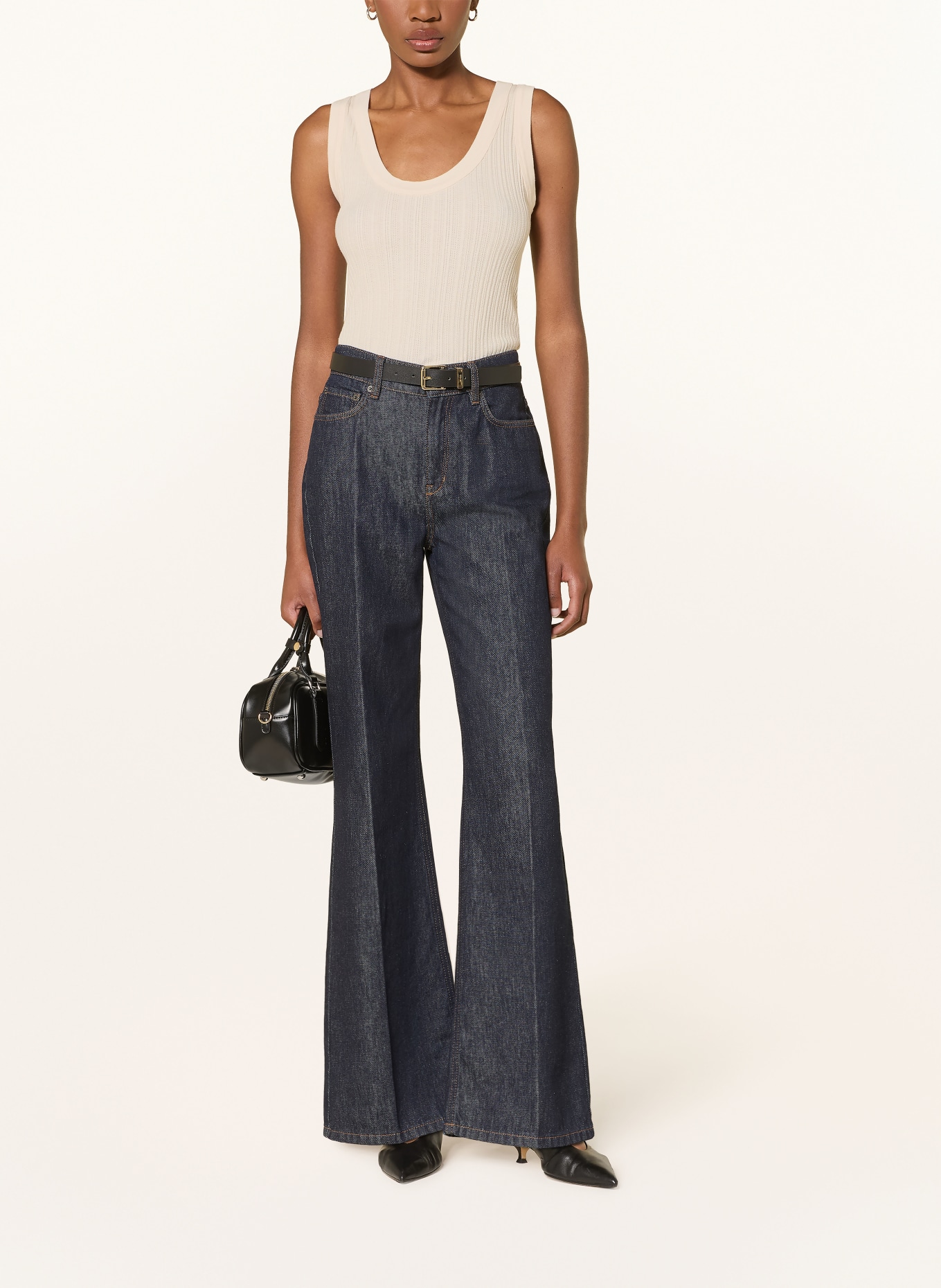 DRYKORN Gebreide top SULENA: ECRU