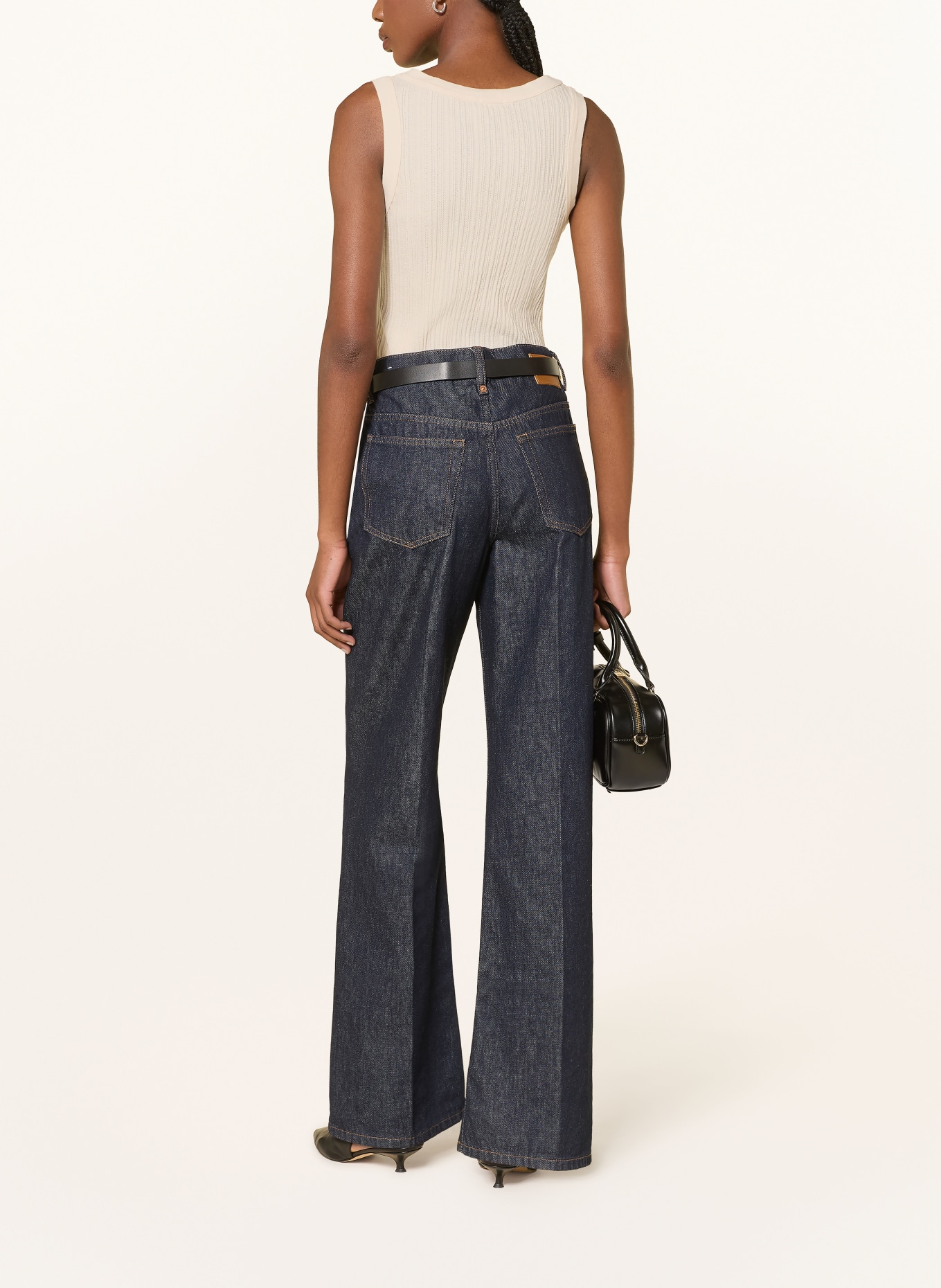 DRYKORN Gebreide top SULENA: ECRU