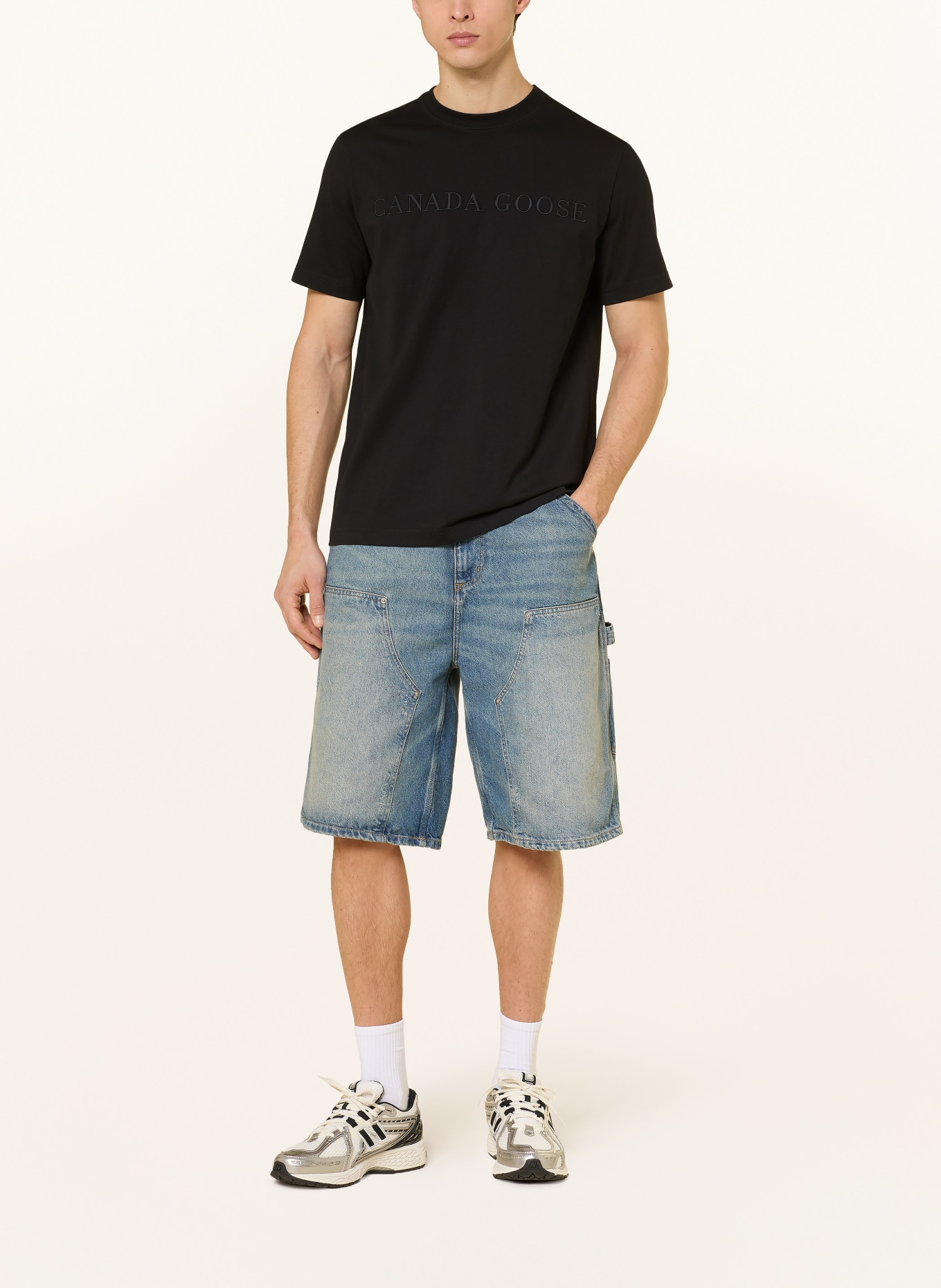 CANADA GOOSE Koszulka VANTAGE: CZARNY