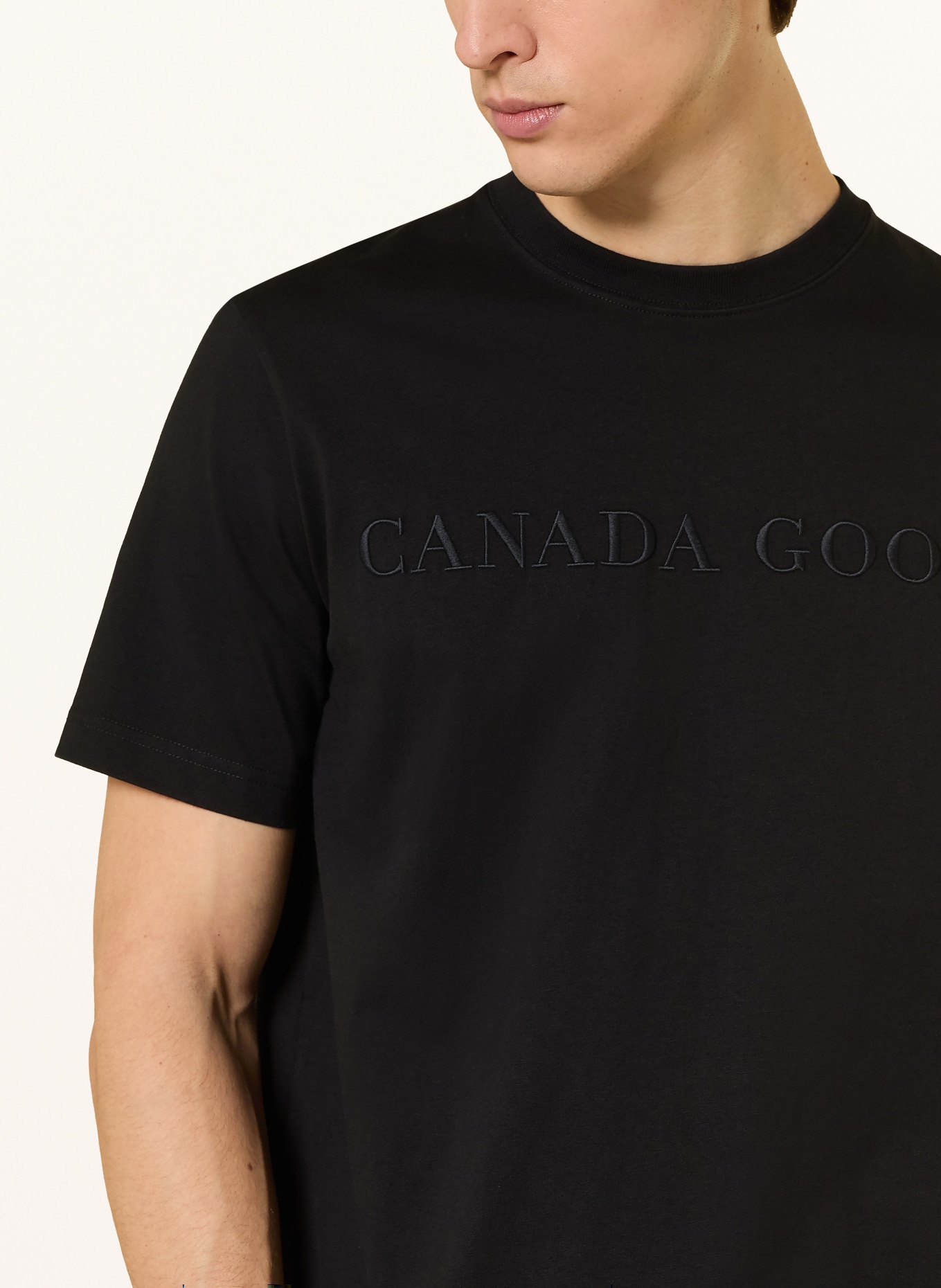 CANADA GOOSE Koszulka VANTAGE: CZARNY