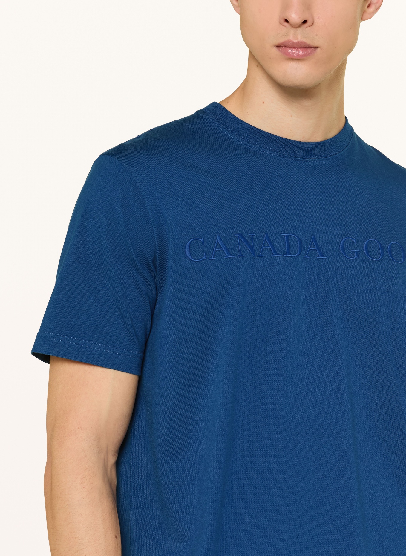 CANADA GOOSE T-shirt VANTAGE: BLAUW