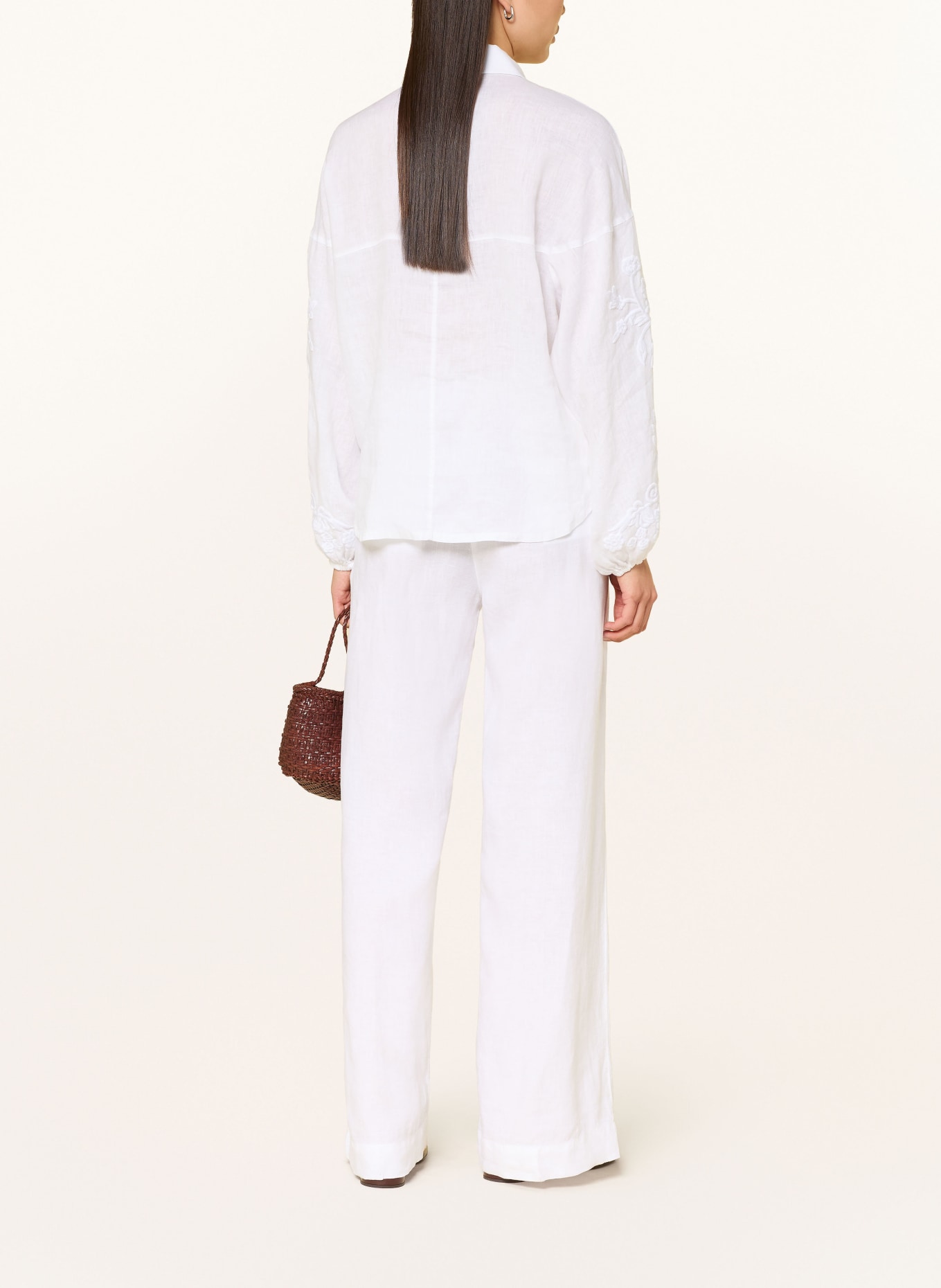 REPEAT Hemdbluse: WEISS