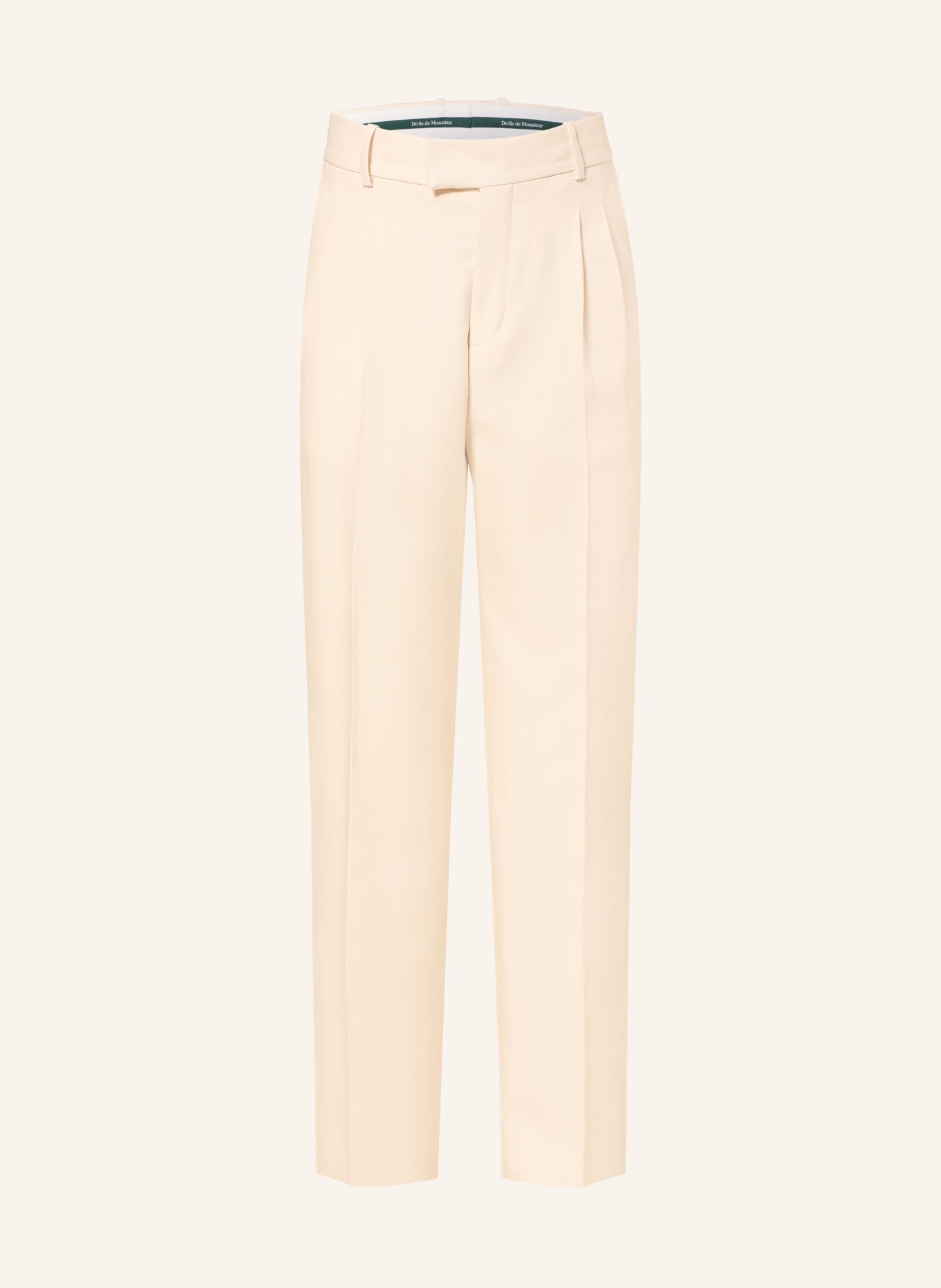 DRÔLE DE MONSIEUR Broek GOLFEUR Regular Fit: CRÈME
