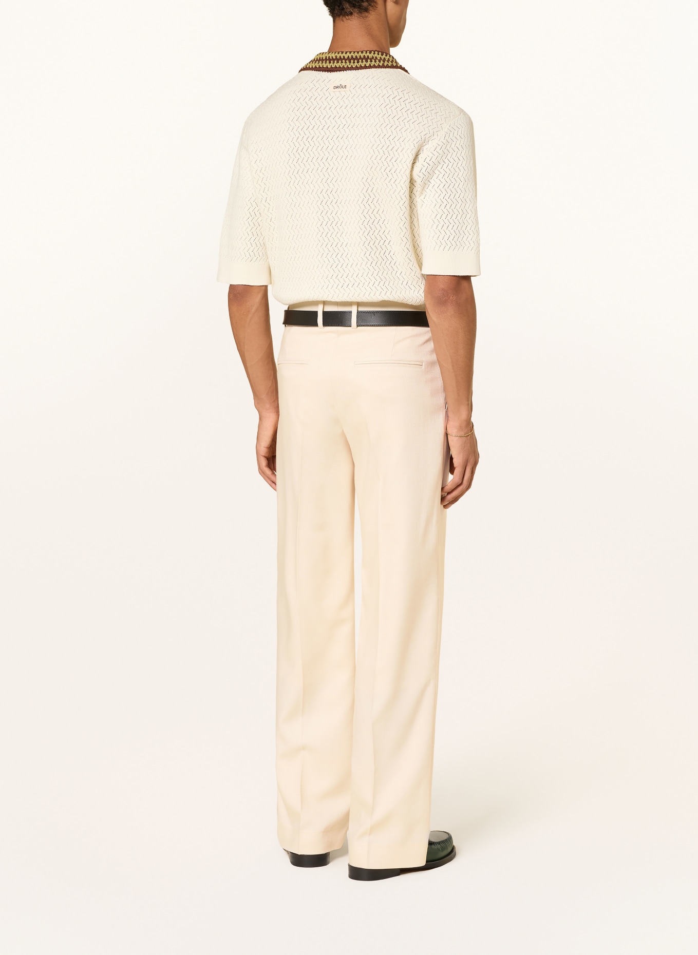 DRÔLE DE MONSIEUR Broek GOLFEUR Regular Fit: CRÈME