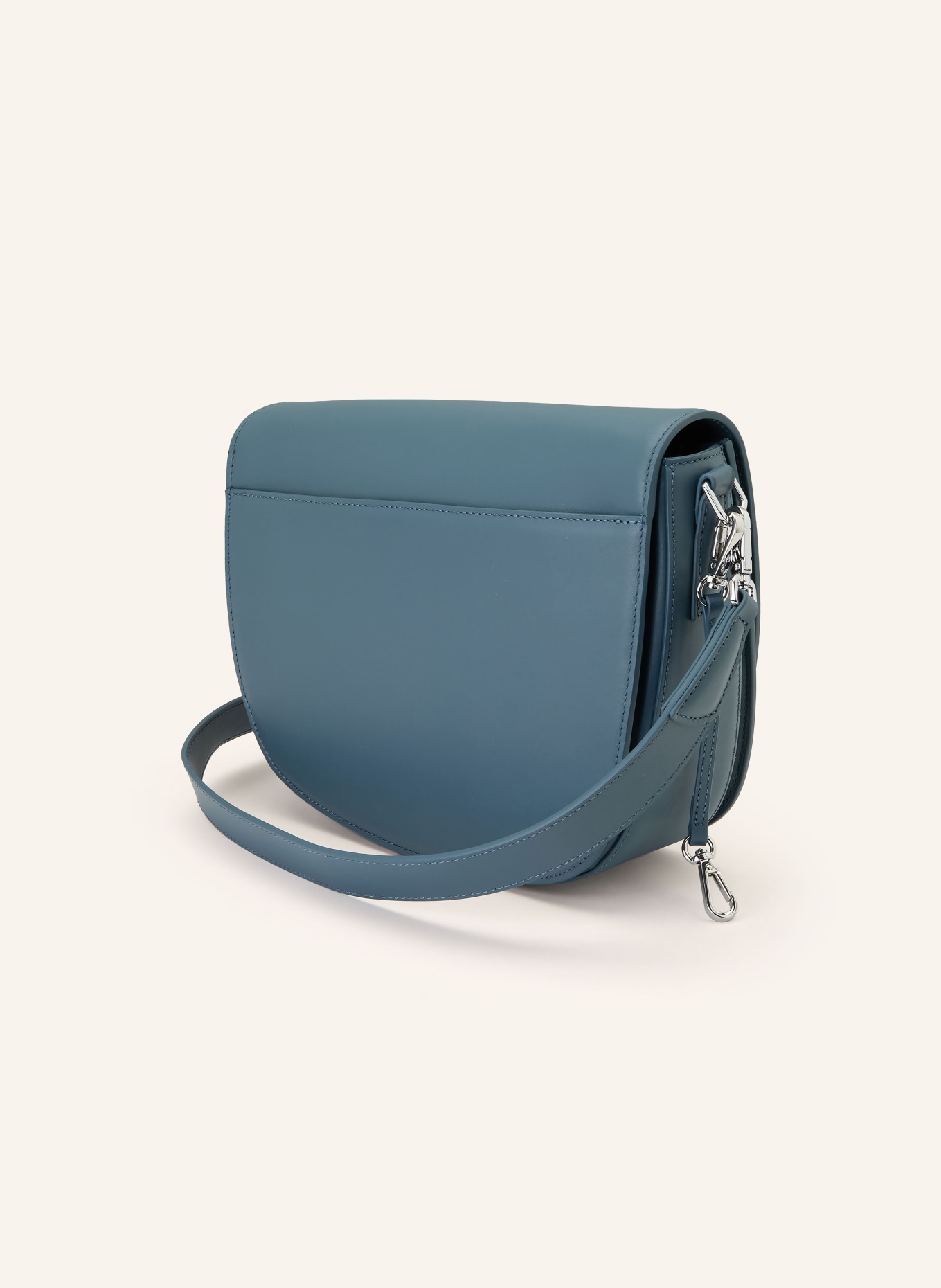 KAAI REBEL shoulder bag: BLUE / SILVER