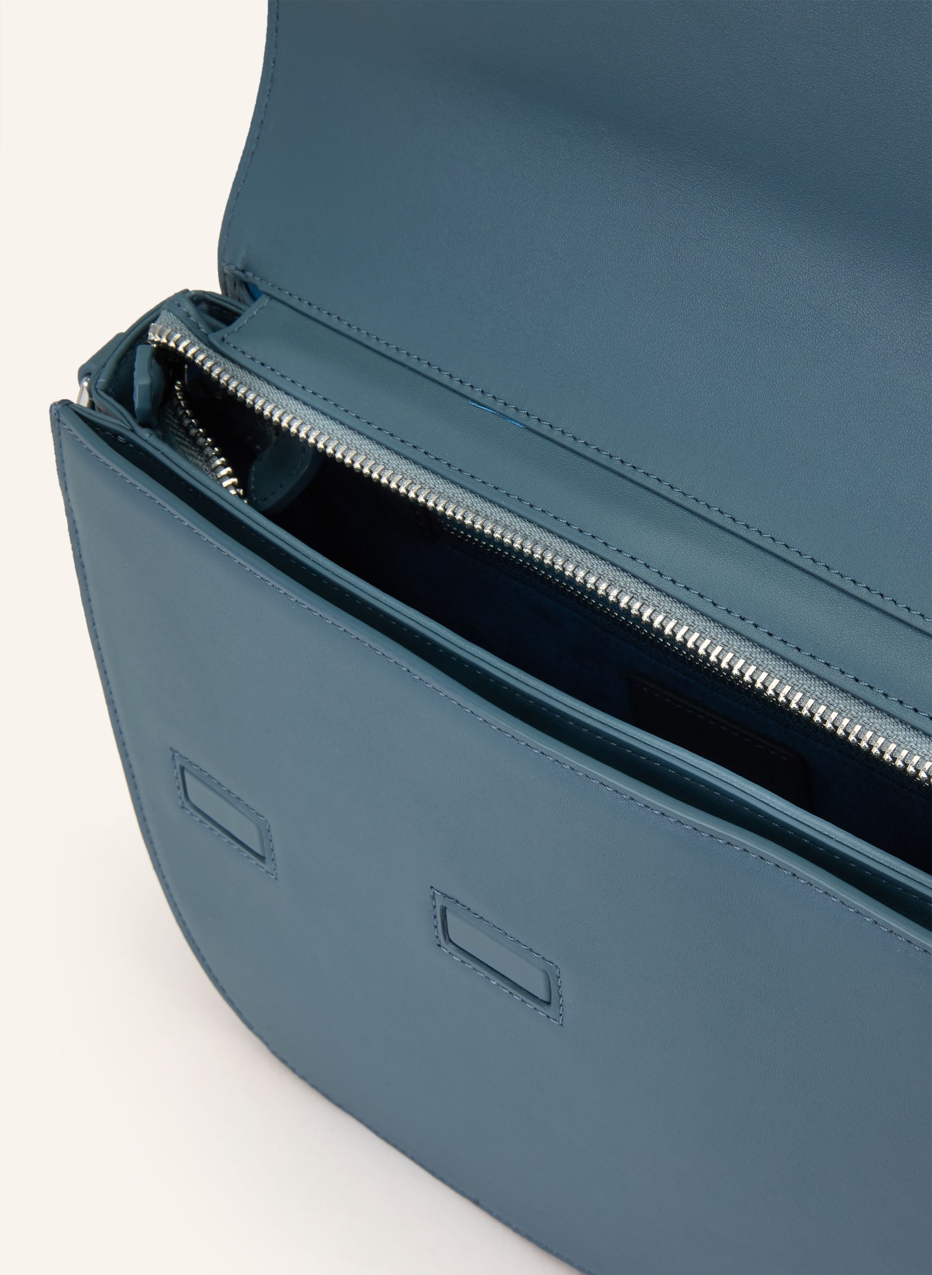 KAAI Umhängetasche REBEL: BLAU / SILBER